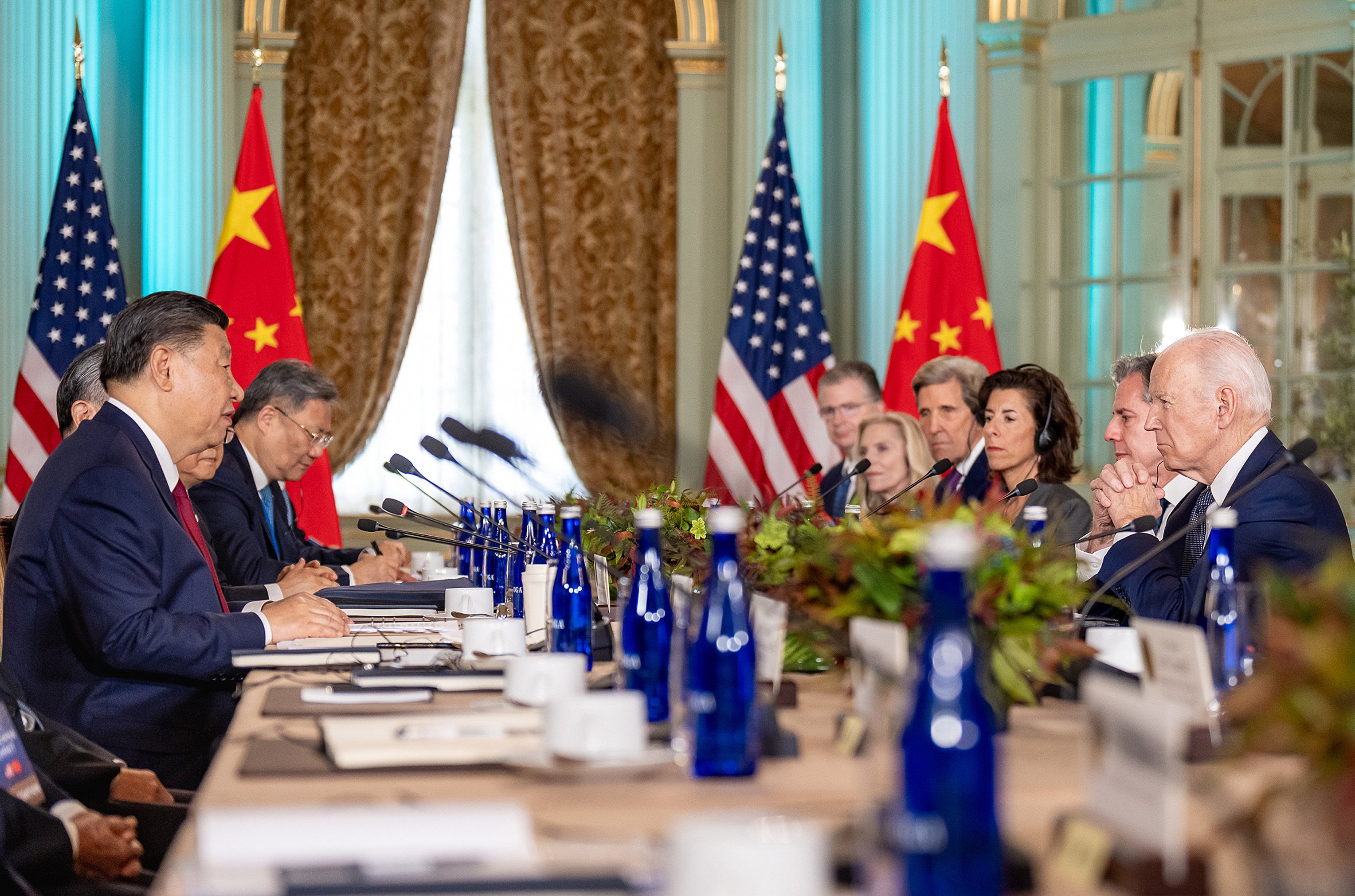 The Joe Biden administration holds talks with Chinese President Xi Jinping and senior officials at the Filoli estate south of San Francisco on November 15, ahead of the Apec forum. Photo: dpa
