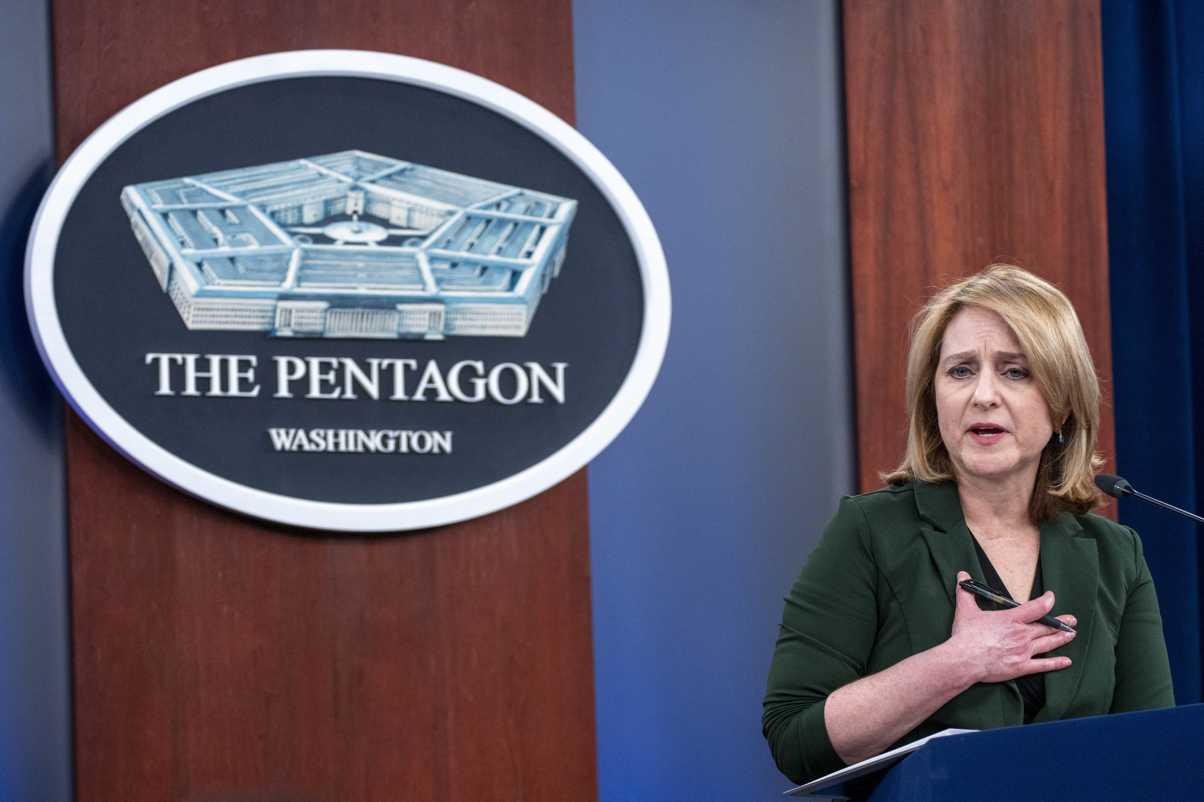US Deputy Secretary of Defence Kathleen Hicks said that certain modernisation programmes were behind schedule by four years. Photo: AP 
