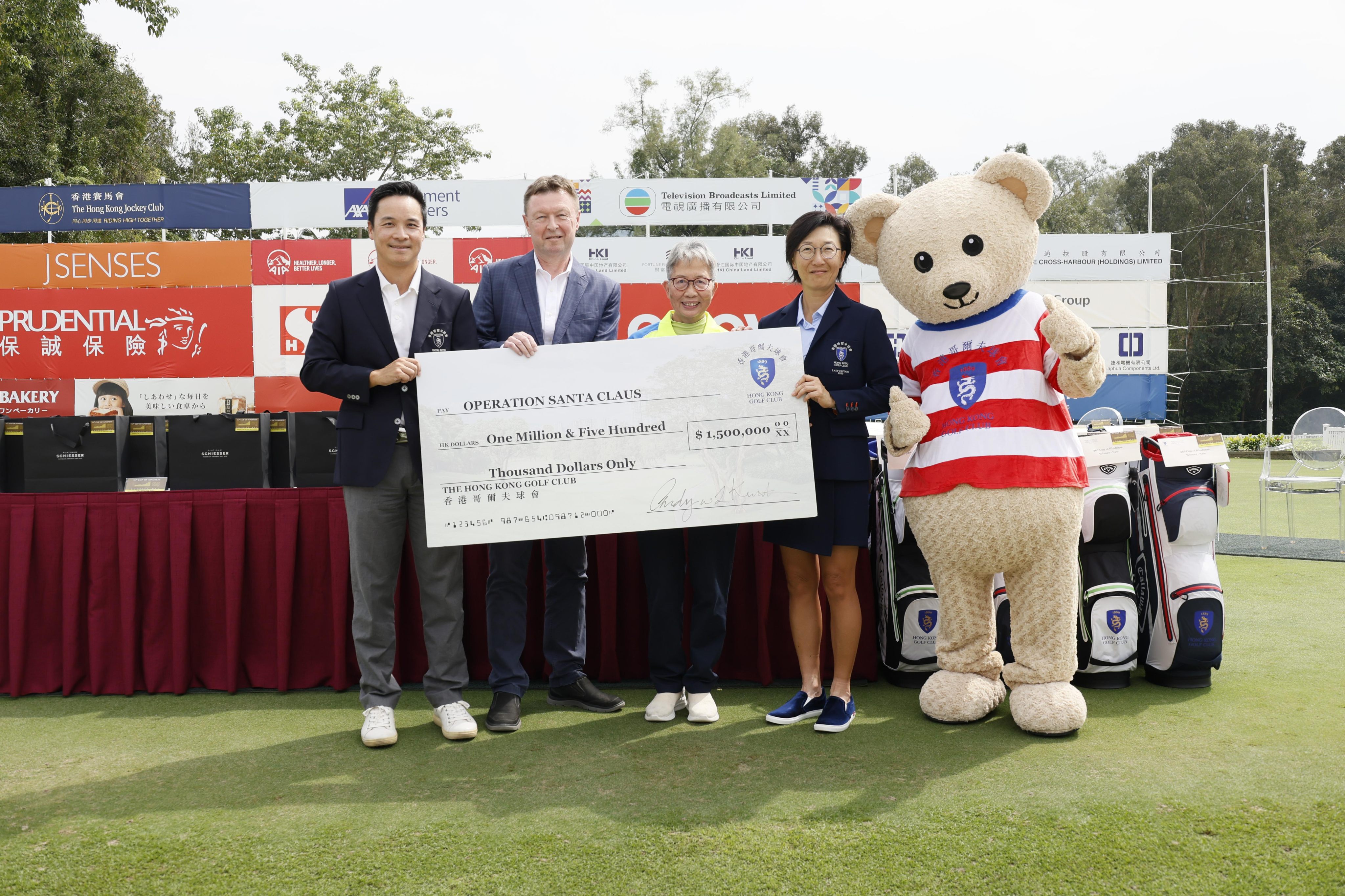 The Hong Kong Golf Club partnered with Operation Santa Claus to host the Cup of Kindness charity game. Photo: Handout