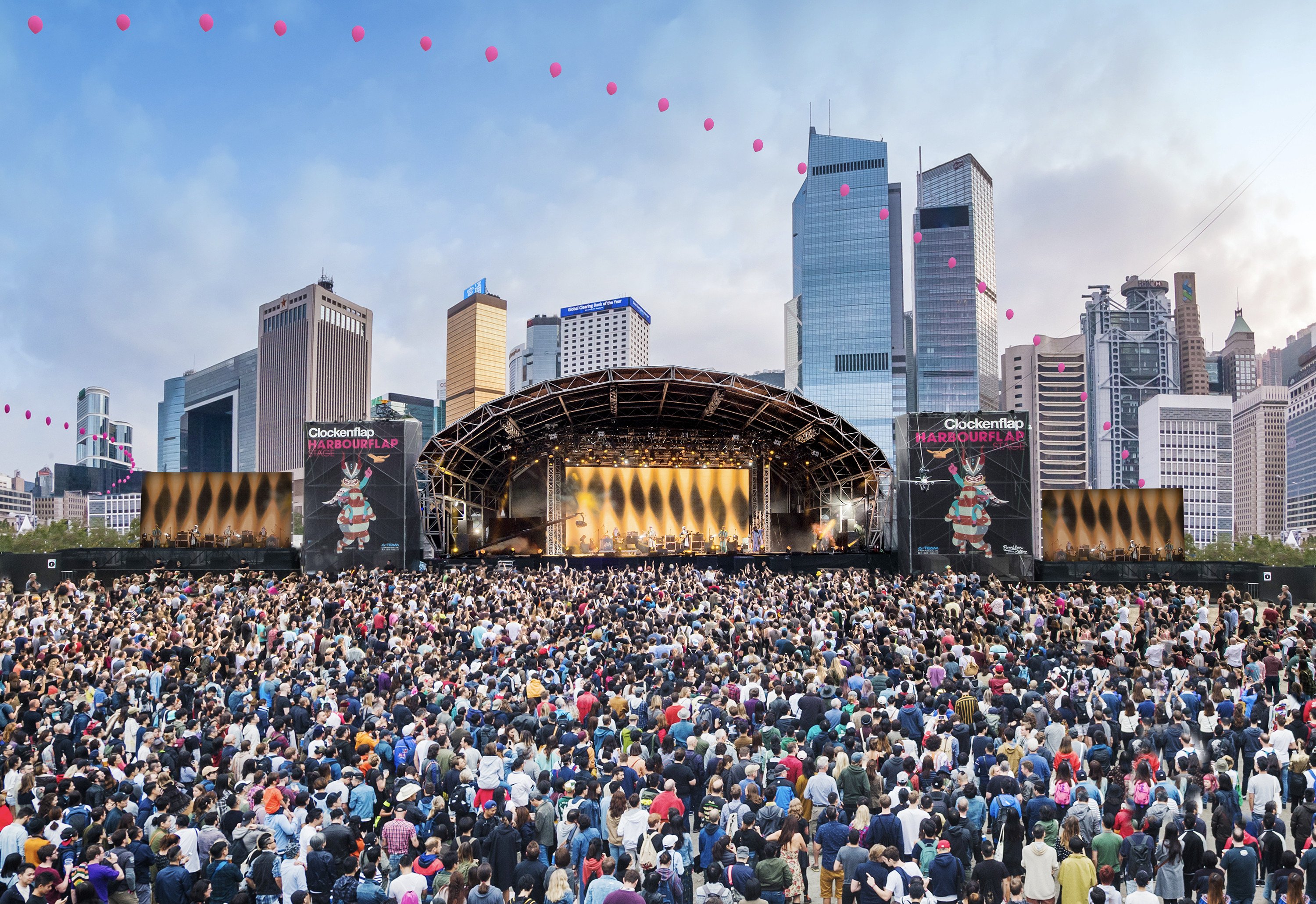 The second Clockenflap music and arts festival of 2023 begins on Hong Kong’s Central Harbourfront (above) on December 1, and we have a guide to everything festivalgoers need to know. Photo: Clockenflap