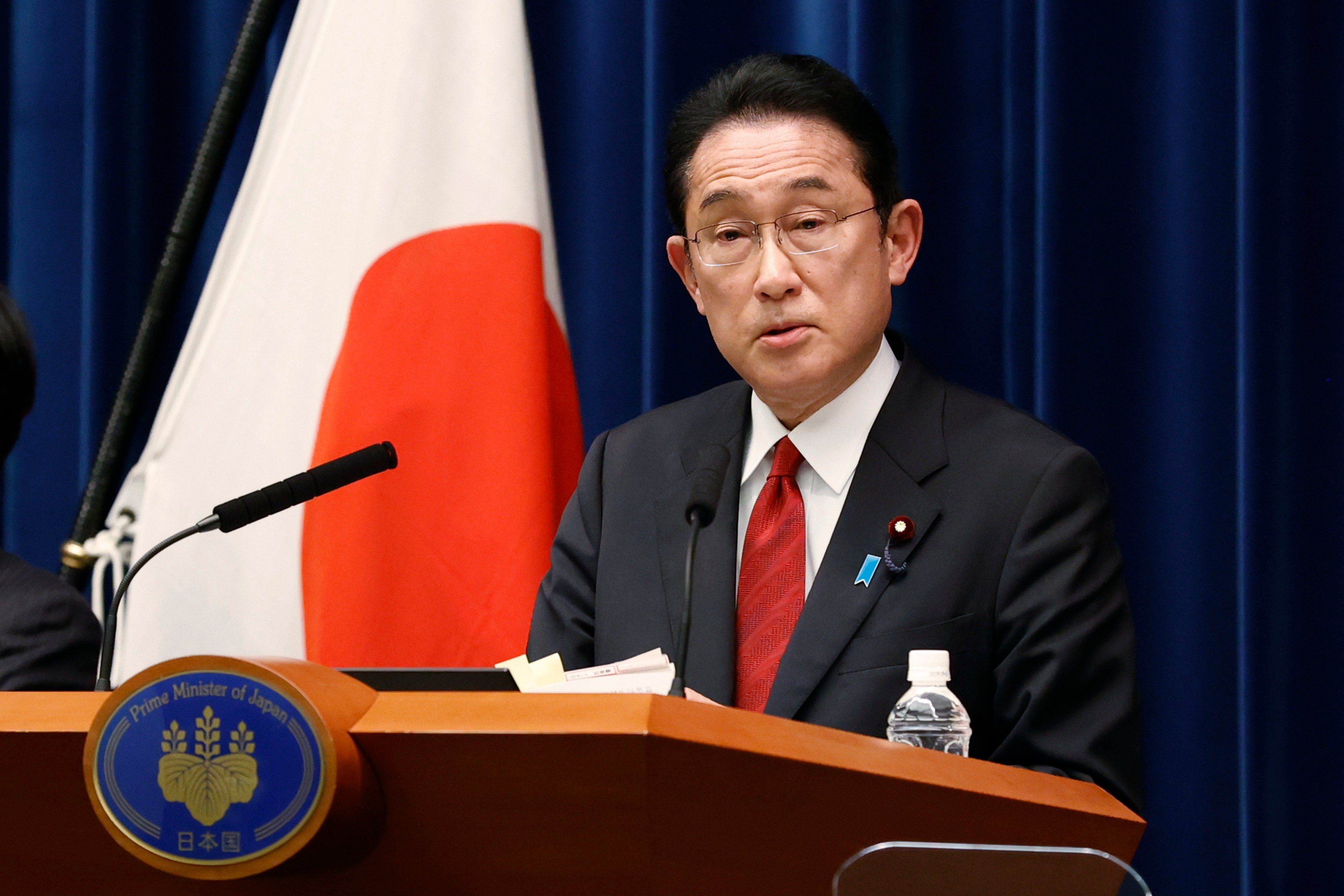 Japanese Prime Minister Fumio Kishida. Photo: AP