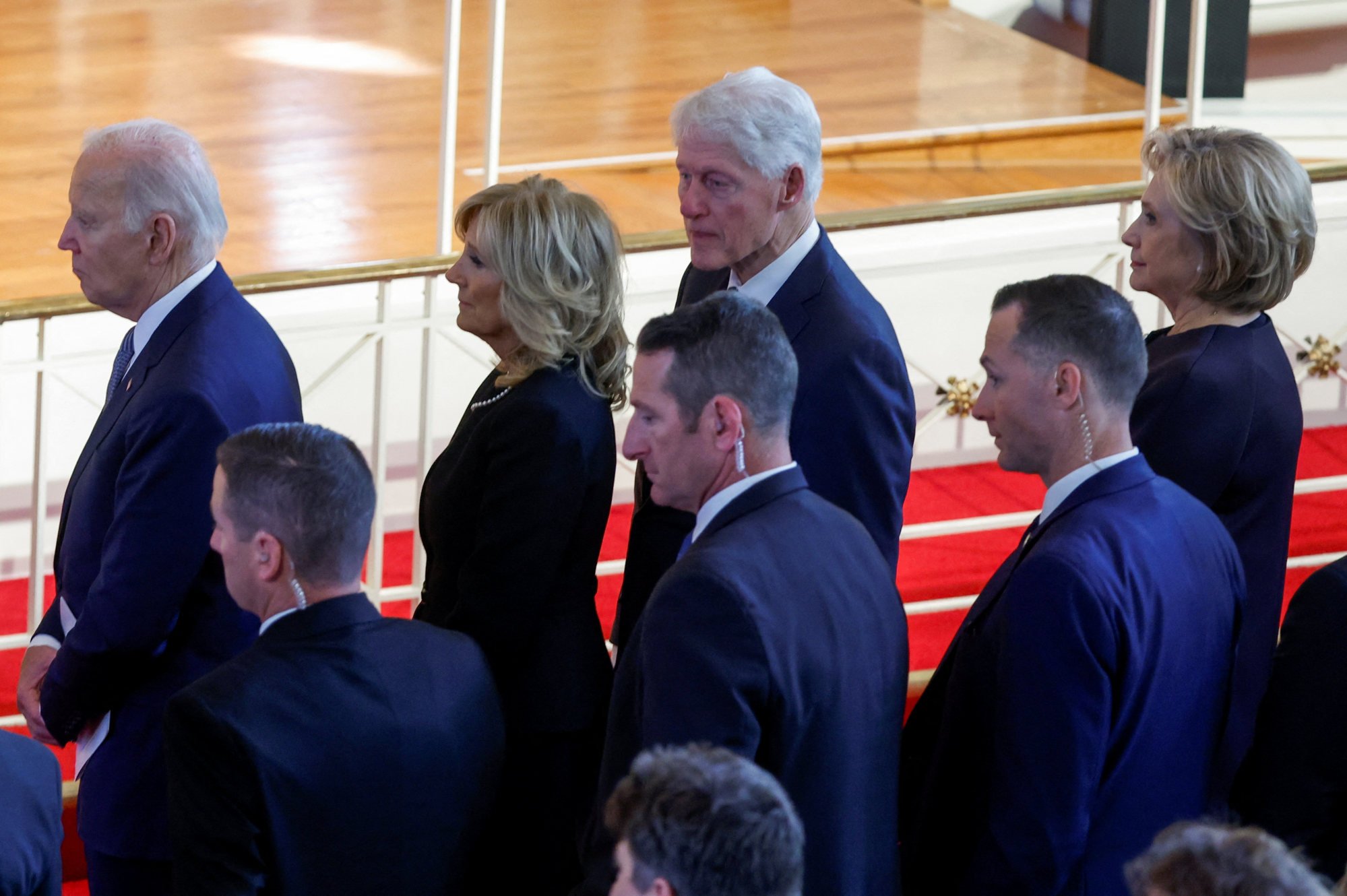 jimmy carter, 99, joins us presidents at wife rosalynn’s memorial