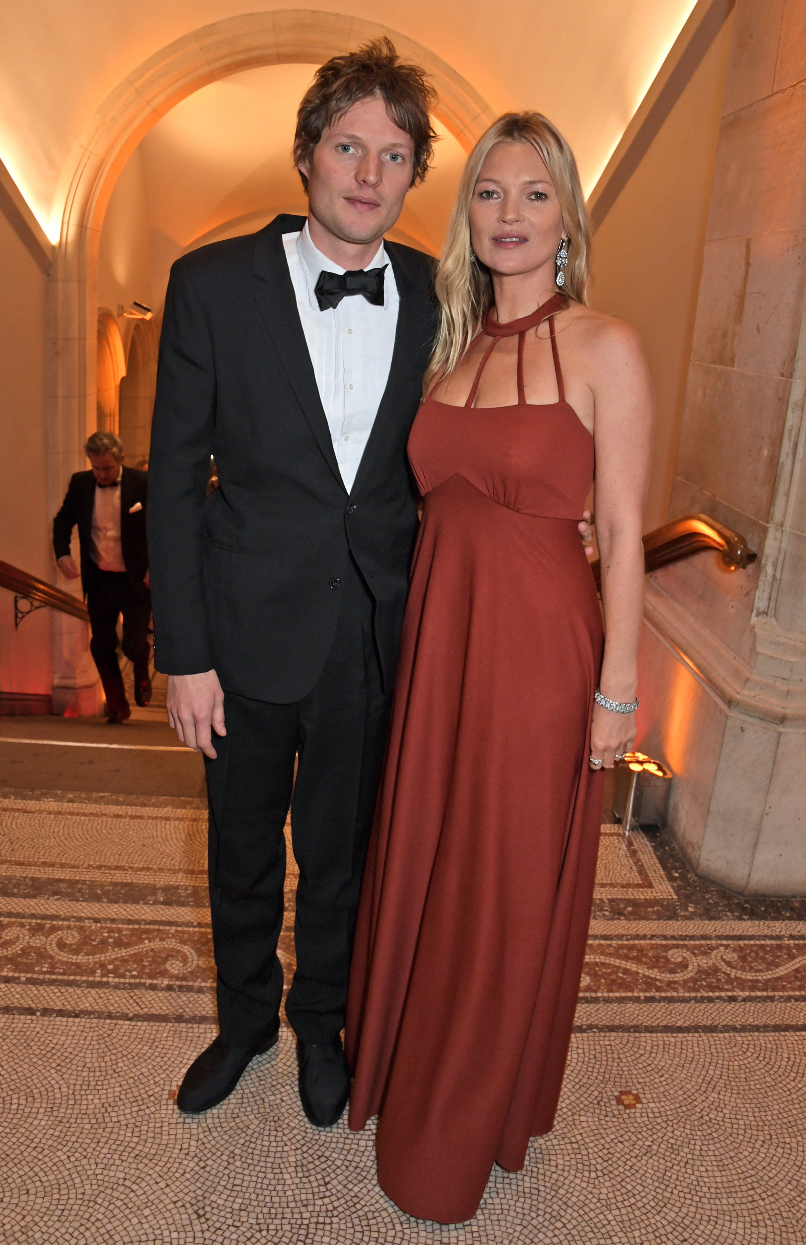 Count Nikolai von Bismarck and Kate Moss attend The Portrait Gala 2019 at the National Portrait Gallery in March 2019, in London, England. Photo: Getty Images