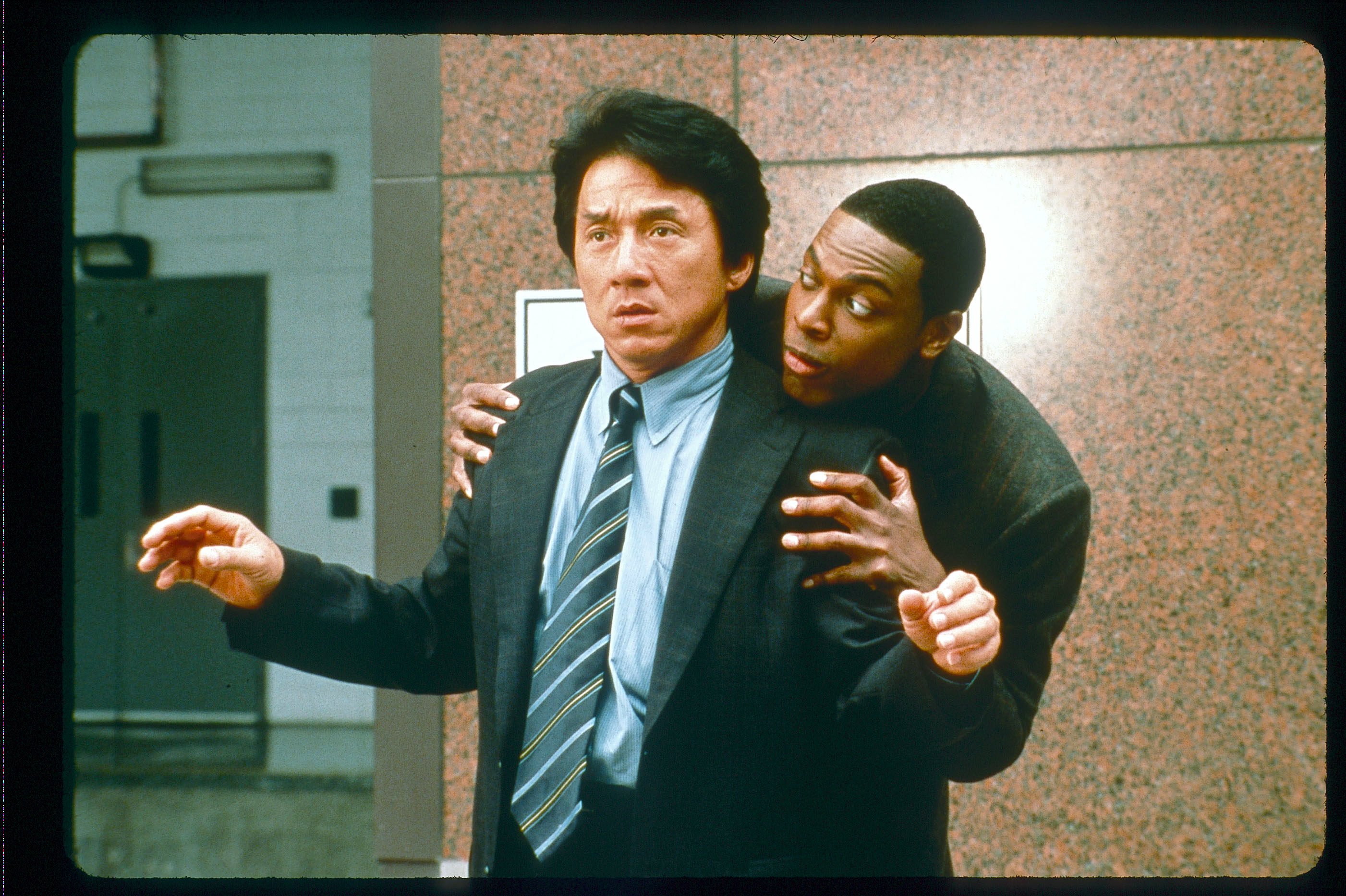 Jackie Chan (left) and Chris Tucker in a still from “Rush Hour 2”. The Rush Hour sequel was a huge success upon release in 2001, but Chan “hated” it. Photo: New Line Cinema