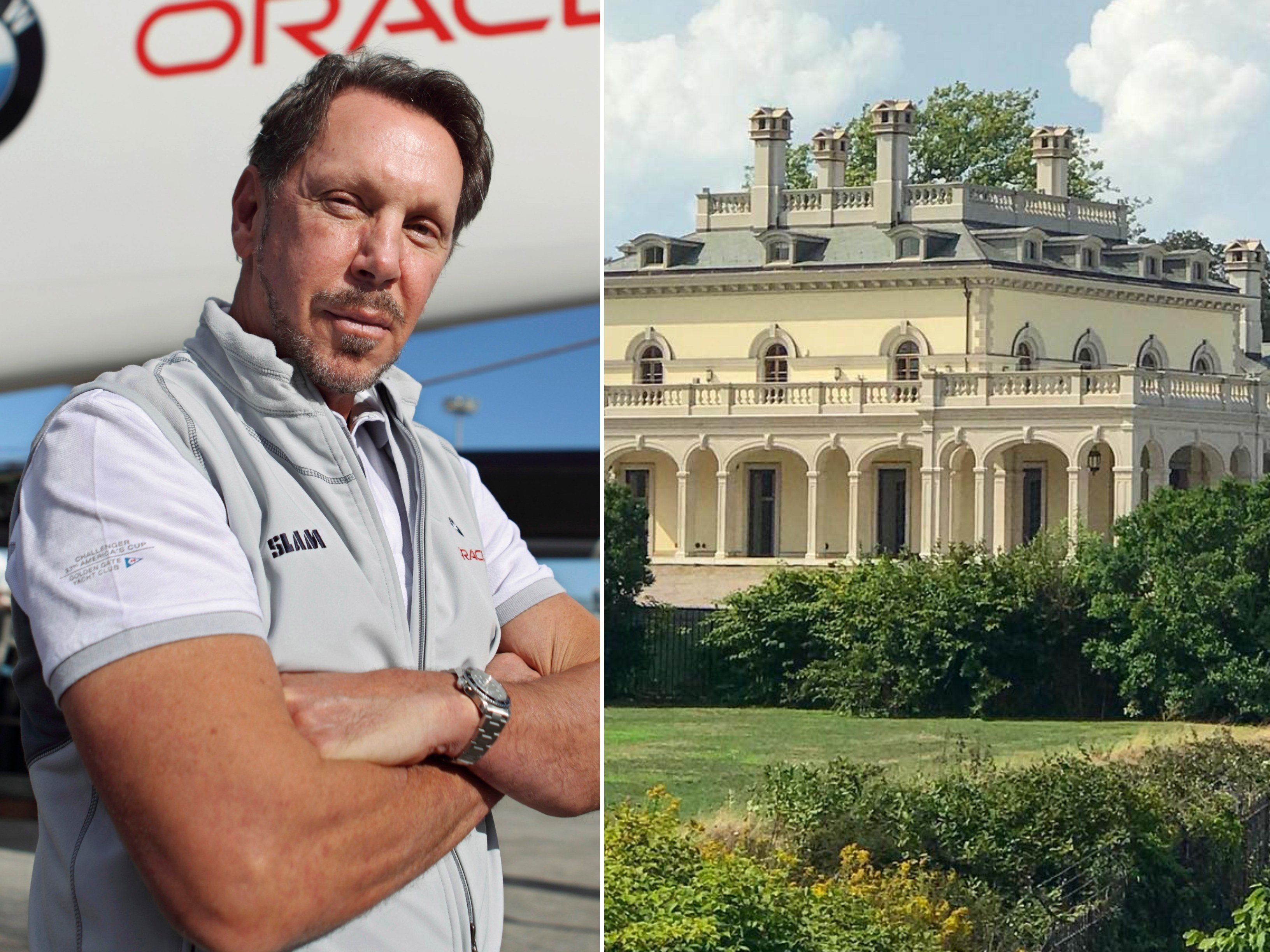 Oracle’s co-founder Larry Ellison has splashed on prime property over the years, from mega mansions to islands. Photos: Handout, AP