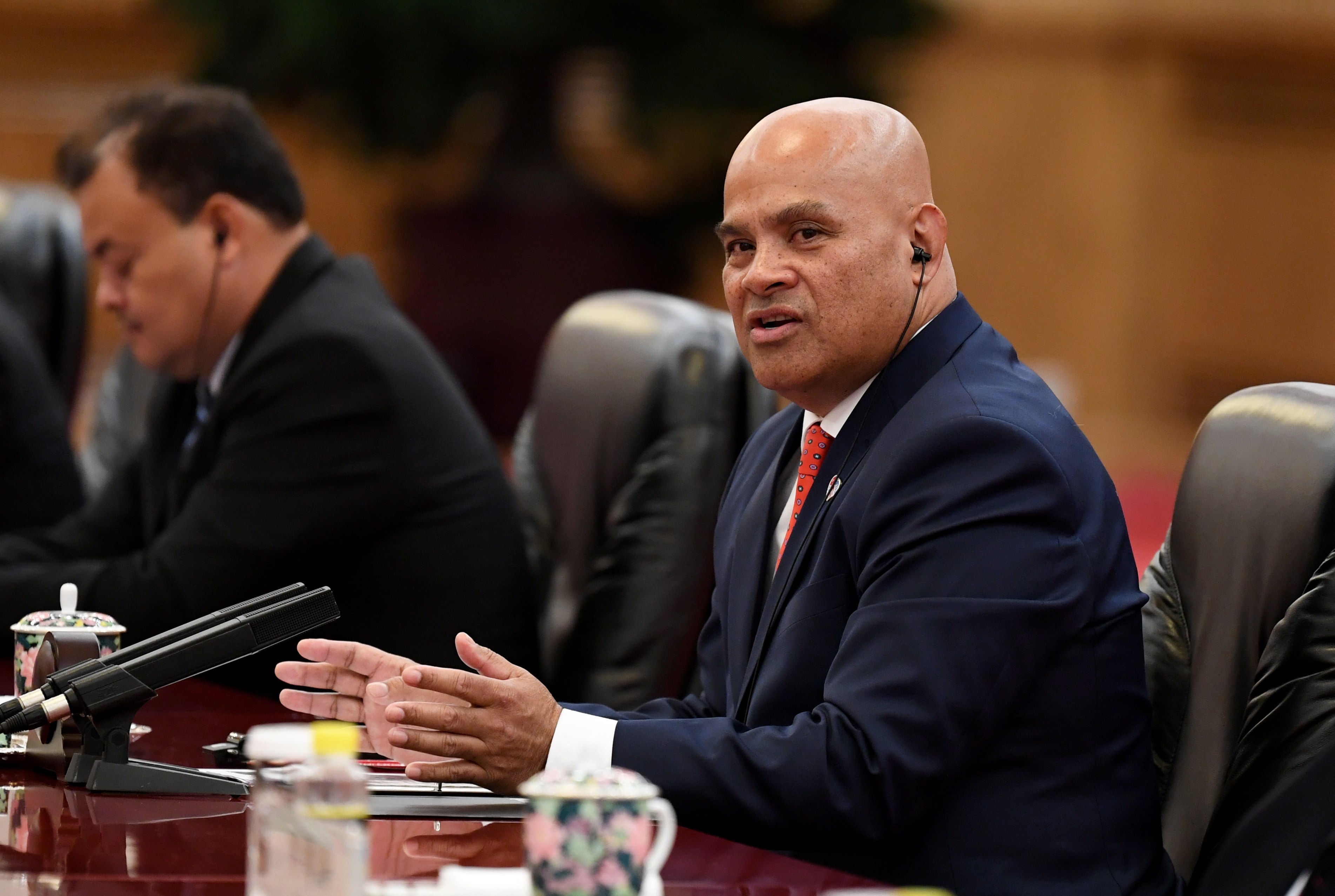 David Panuelo, whose four-year term as president of the Federated States of Micronesia ended in May, says the funding situation has put his country “in a very awkward position”. Photo: EPA-EFE