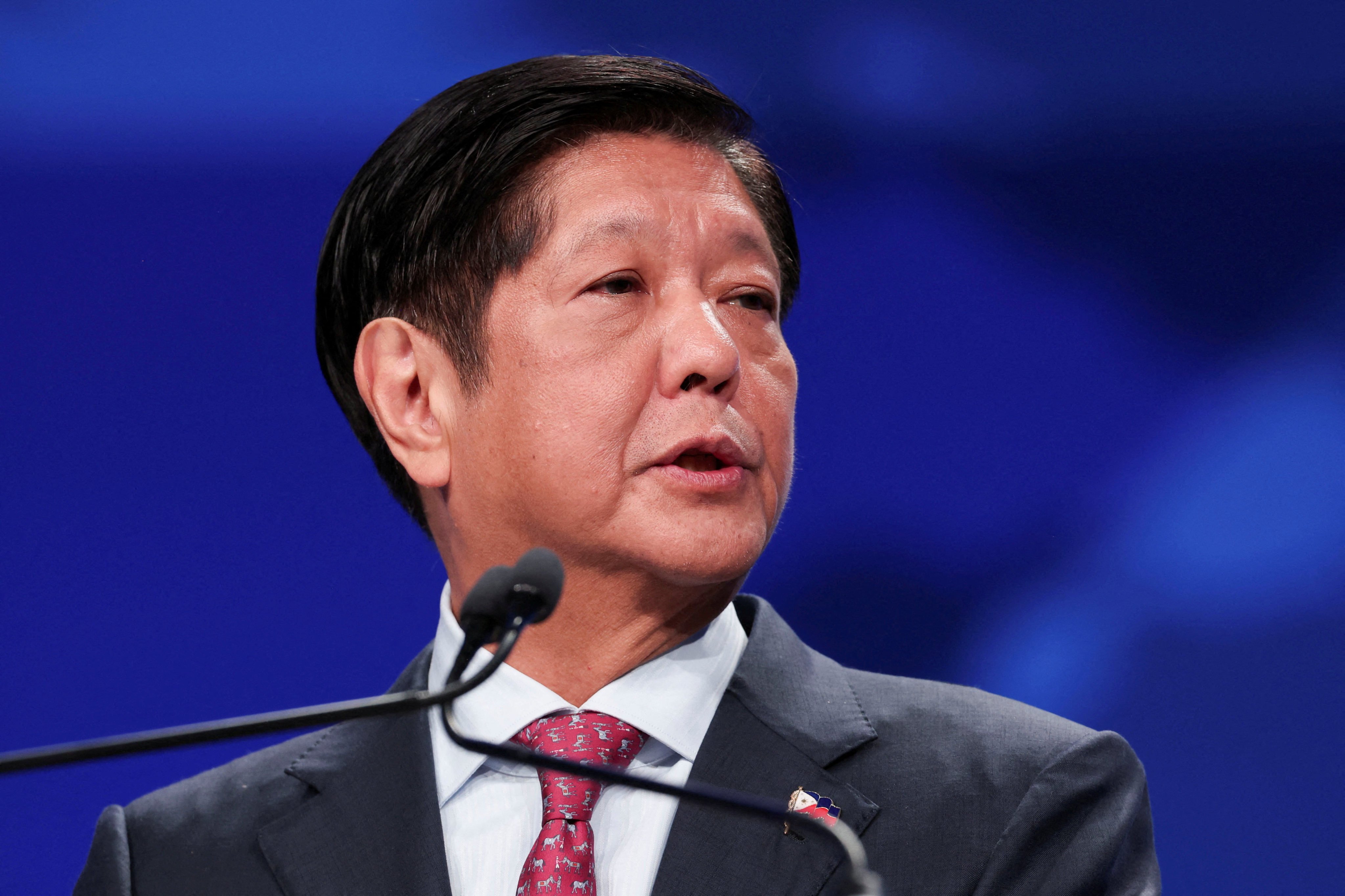 Ferdinand Marcos Jnr, President of the Philippines, has tested positive for Covid-19. Photo: Reuters