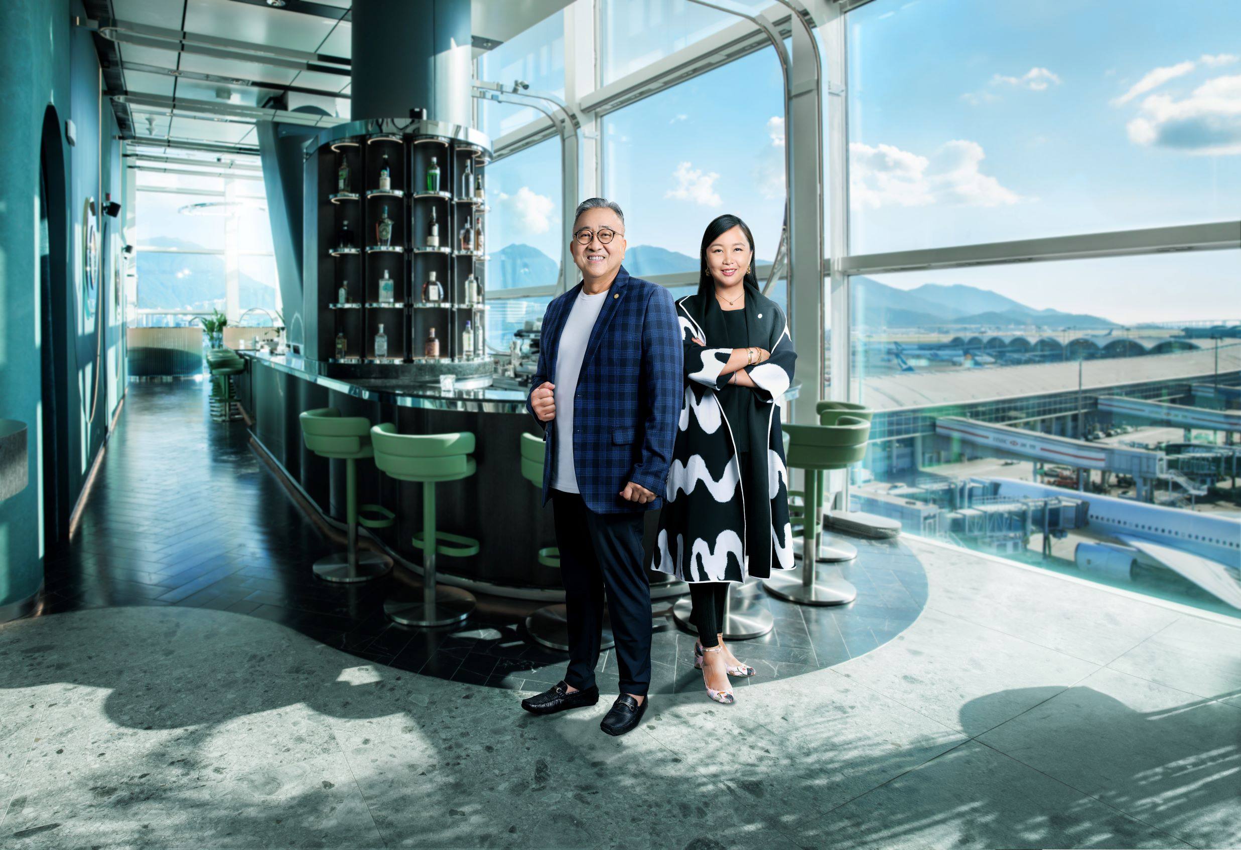 Song Hoi-see (left), Plaza Premium Group’s founder and chief executive officer, and Mei Mei Song, the company’s director of global brands and transformation. Photo: Plaza Premium Group
