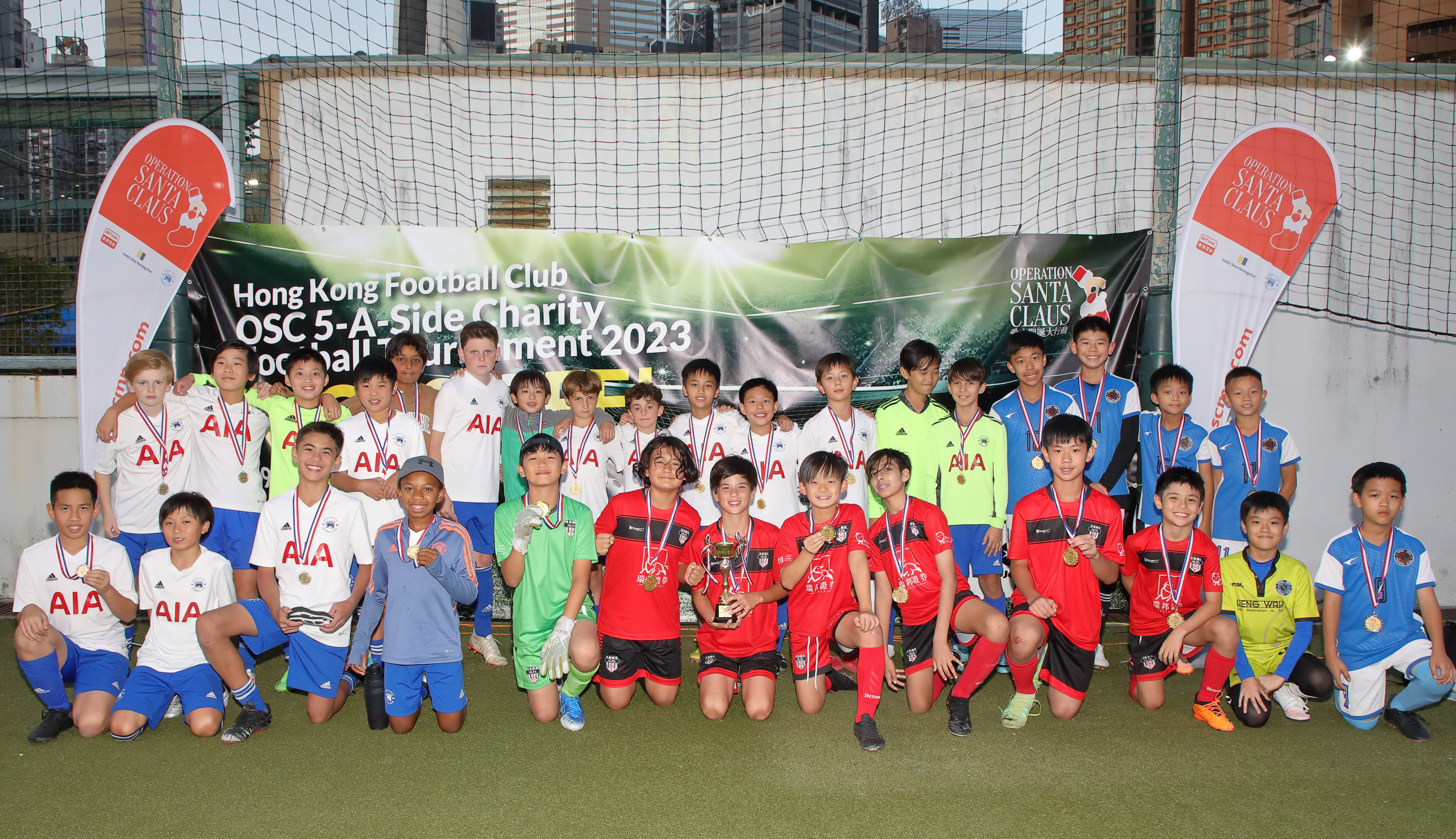 Three teams comprising 17 players aged 10 or below also  took part in the tournament. Photo:  Bharat Khemlani