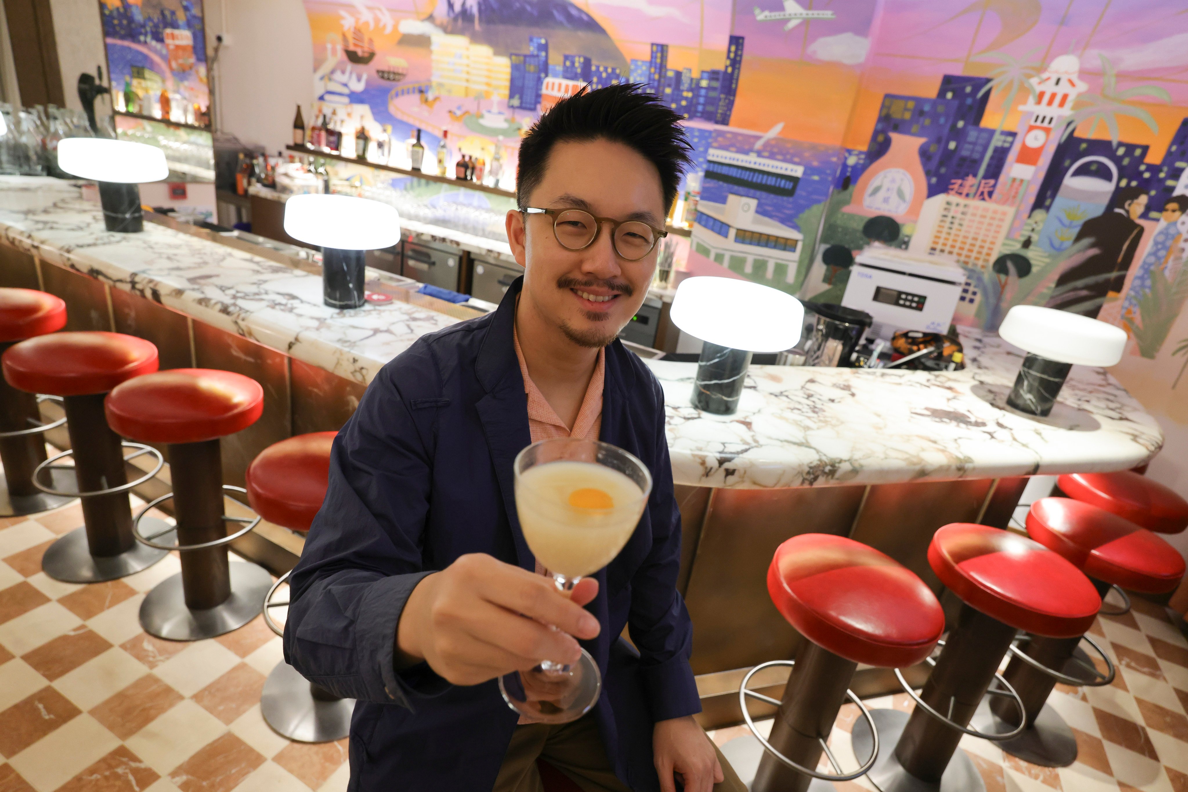 Hong Kong cocktail bar Kinsman’s founder, Gavin Yeung. Born in Vancouver, the Chinese-Canadian food writer turned bartender talks about his mission to save Hong Kong’s “forgotten history” by serving drinks made with Cantonese spirits. Photo: May Tse