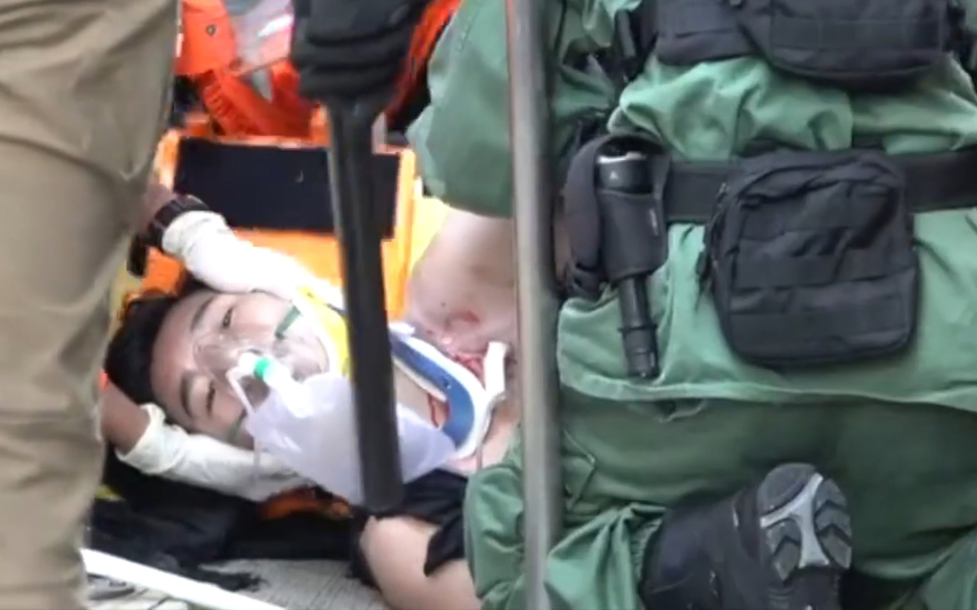 Tsang Chi-kin was shot by a police officer with a live round during a protest in Tsuen Wan in 2019. Photo: Handout