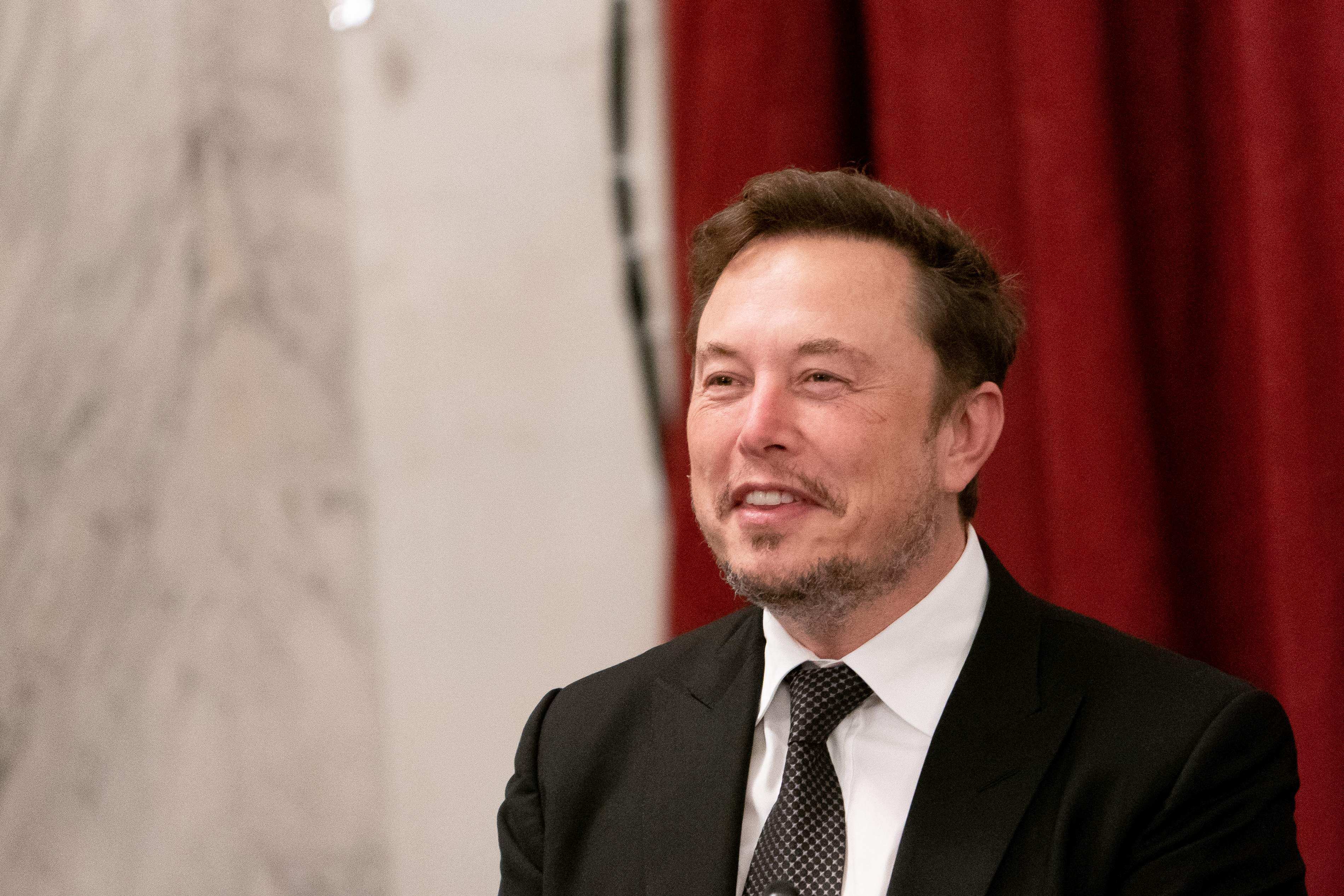 Elon Musk attends a US Senate bipartisan Artificial Intelligence Insight Forum in Washington on September 13, 2023. Photo: AFP