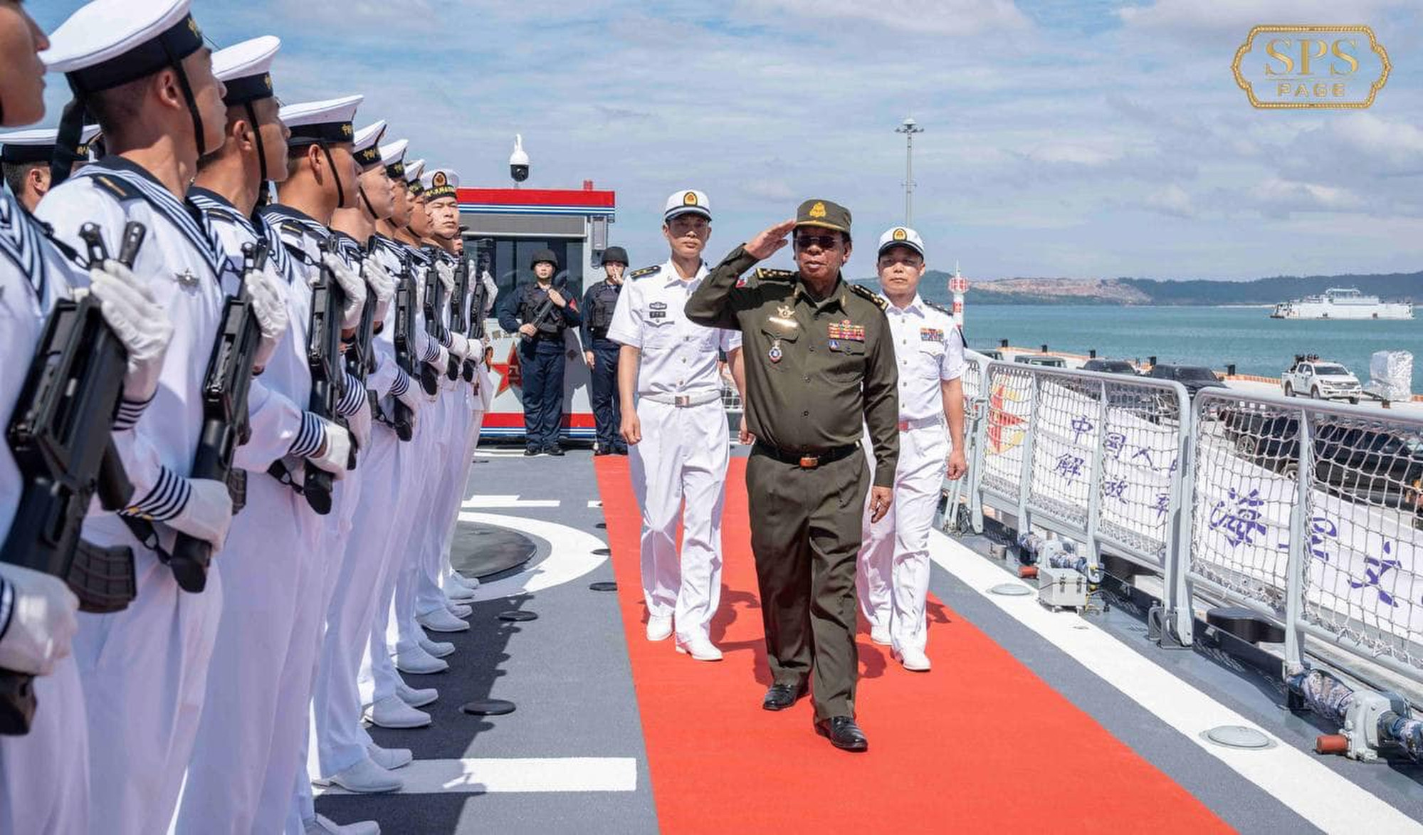 Under sanctions cambodian. Chinese Warships in Cambodia.