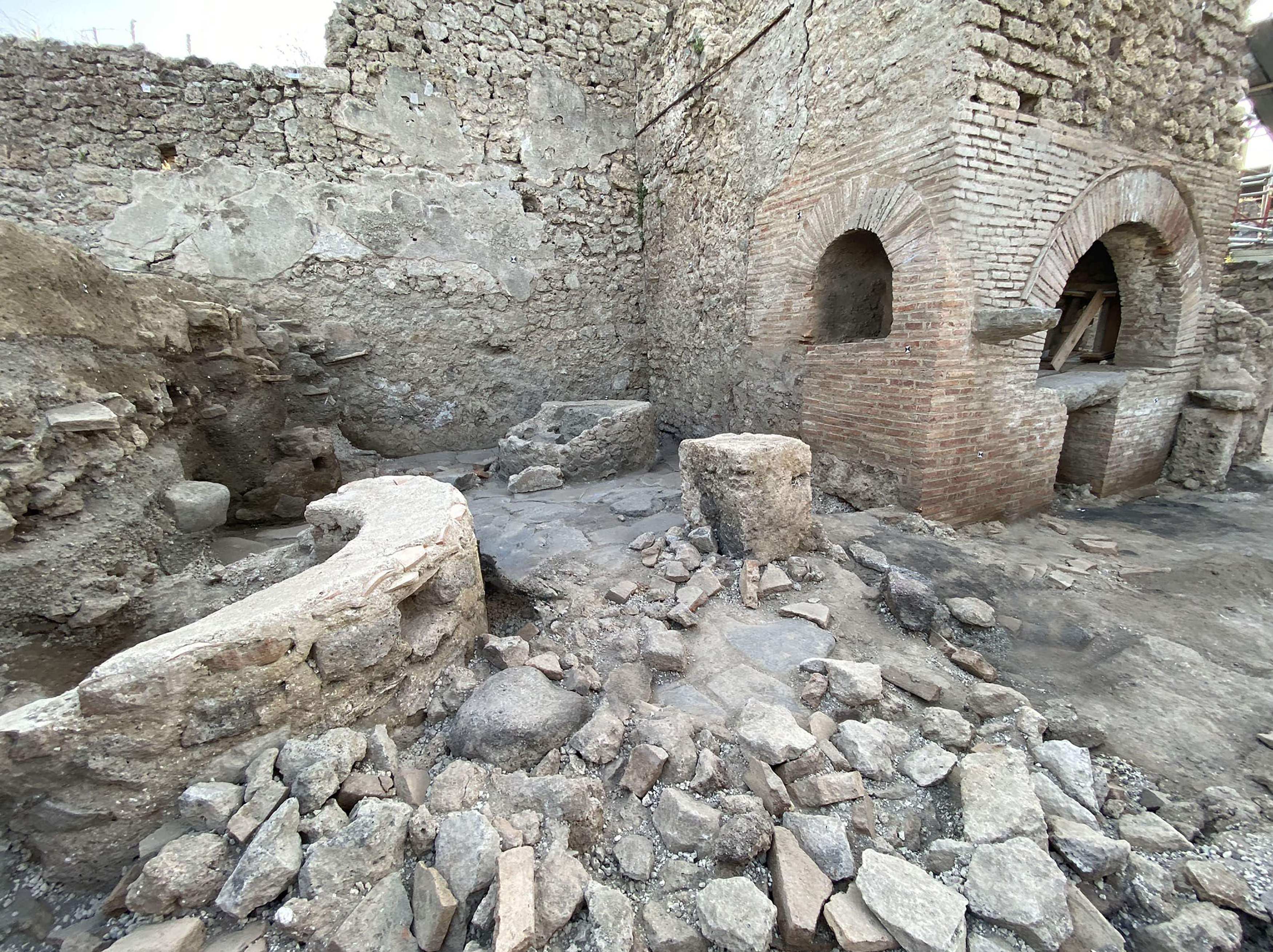 A prison-bakery has been discovered in the ancient Roman city of Pompeii. Photo: AFP