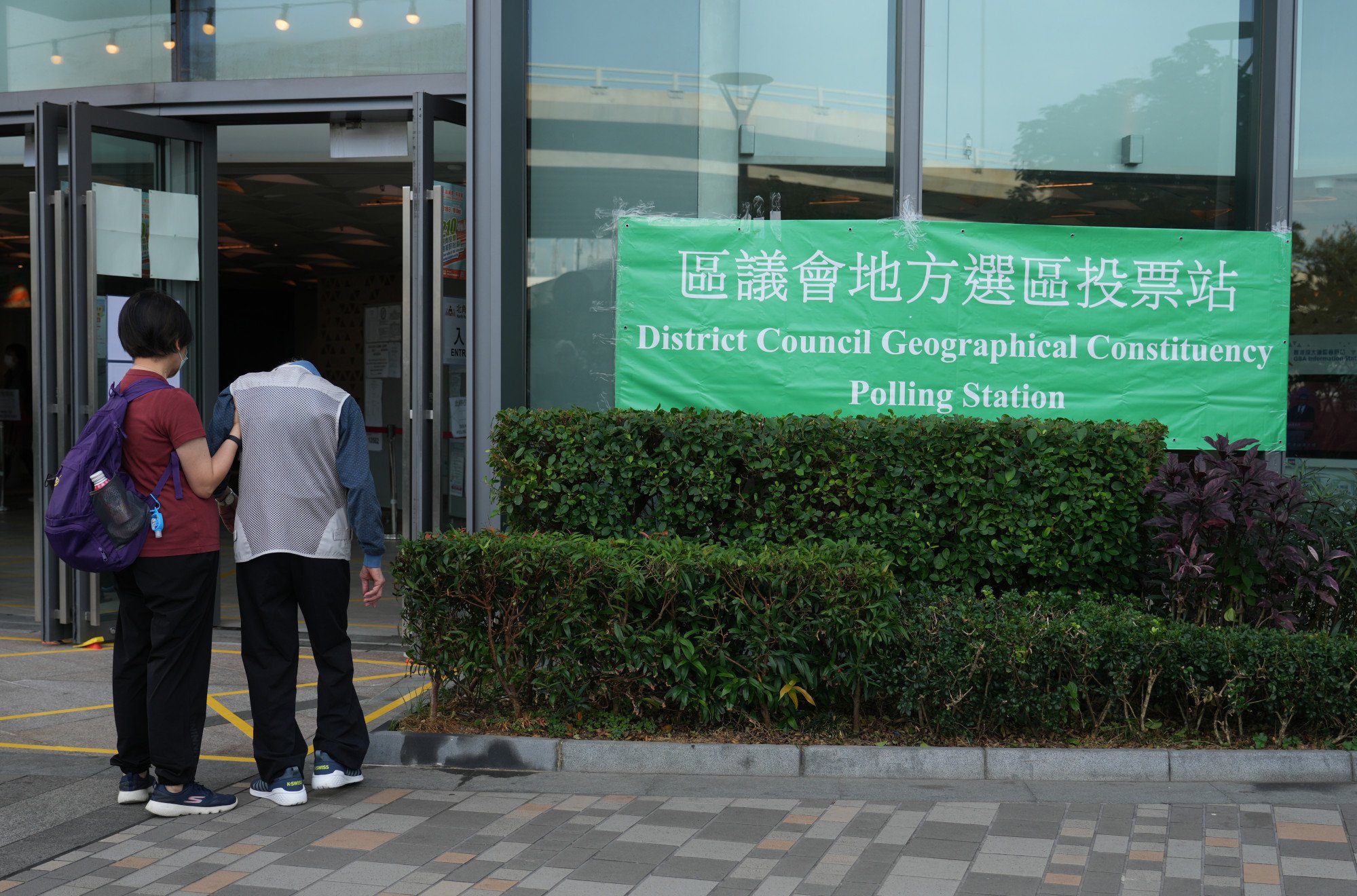 The polling station at North Point. Roundtable founder and lawmaker Michael Tien said the low turnout could be linked to Hongkongers’ doubts over the future of the district councils. Photo: Sam Tsang