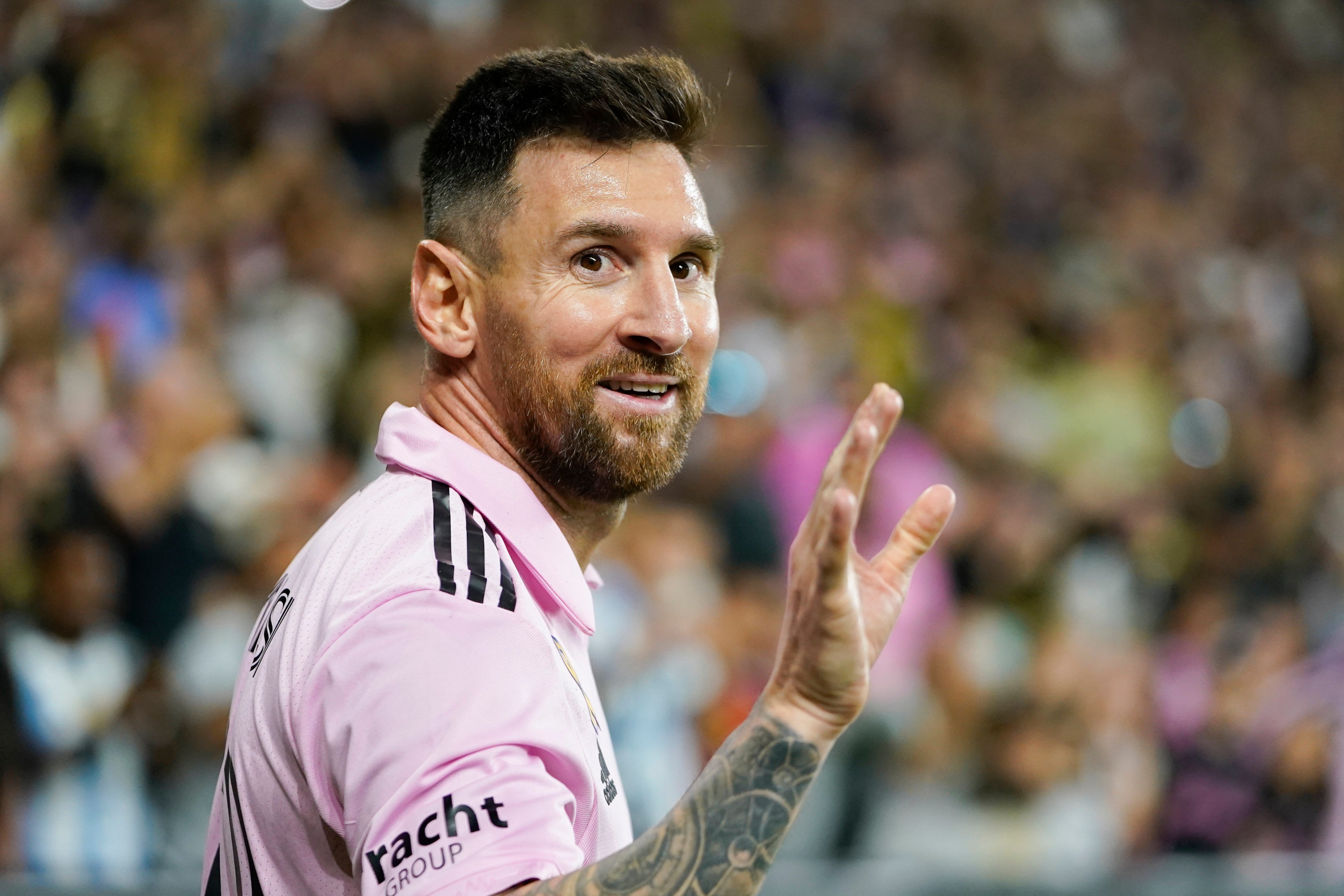 Lionel Messi is due in Hong Kong for an exhibition match with Inter Miami in February. Photo: AP
