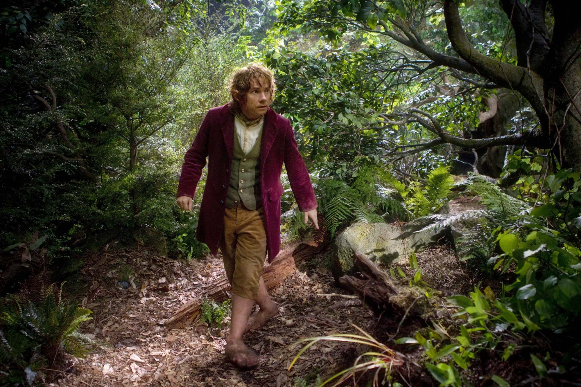 Actor Martin Freeman as Bilbo Baggins in Peter Jackson’s “The Hobbit: An Unexpected Journey”. Photo: AFP