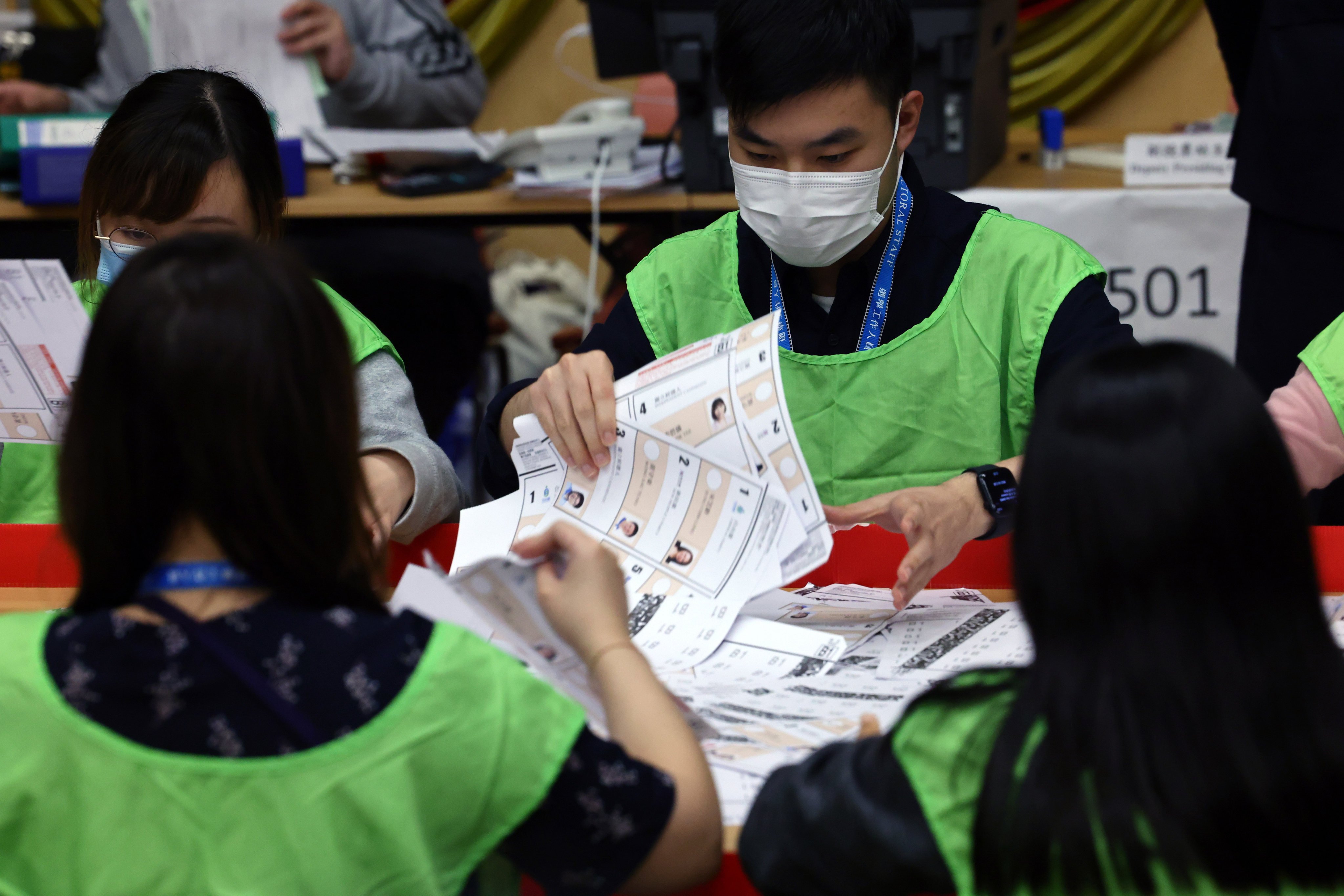 Hong Kong’s biggest political parties dominated the district council poll on Sunday. Photo: Dickson Lee