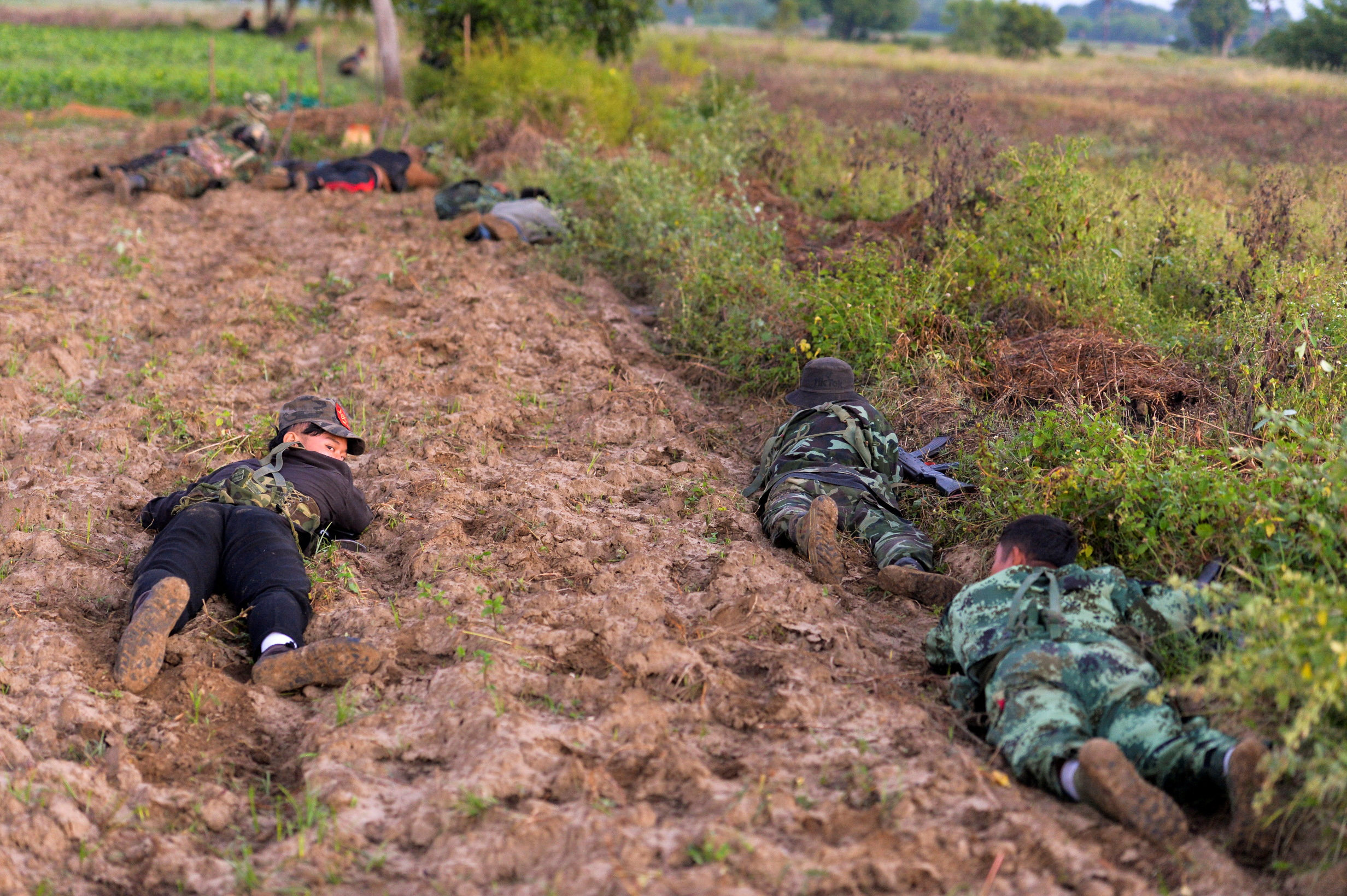 People’s Liberation Army forces fight Myanmar junta army near Sagaing Region in Myanmar on November 23, 2023. Photo: Reuters