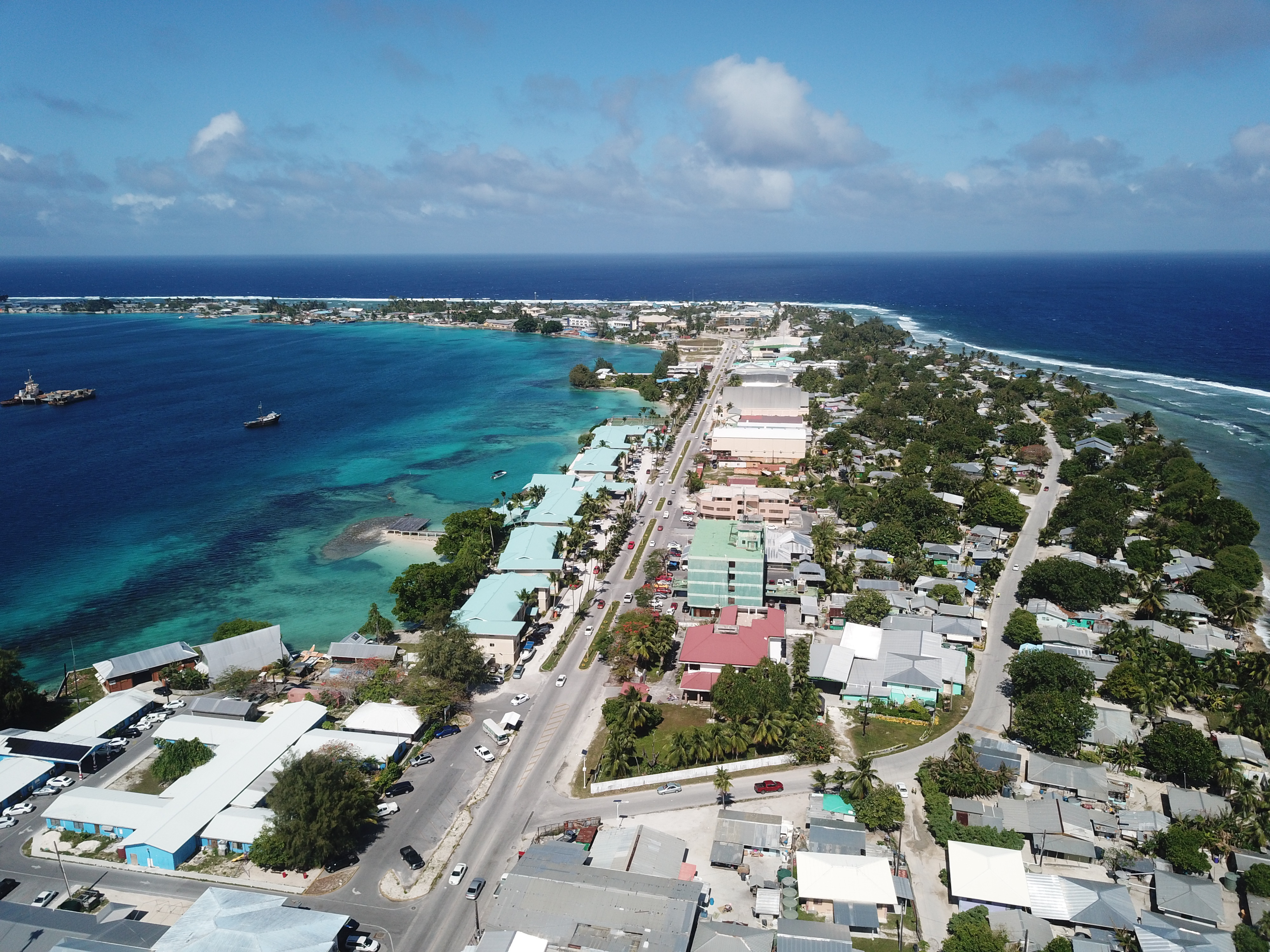 A view of Majuro, capital of the Marshall Islands. US funding comprises about 70 per cent of the island nation’s GDP. Photo: Shutterstock