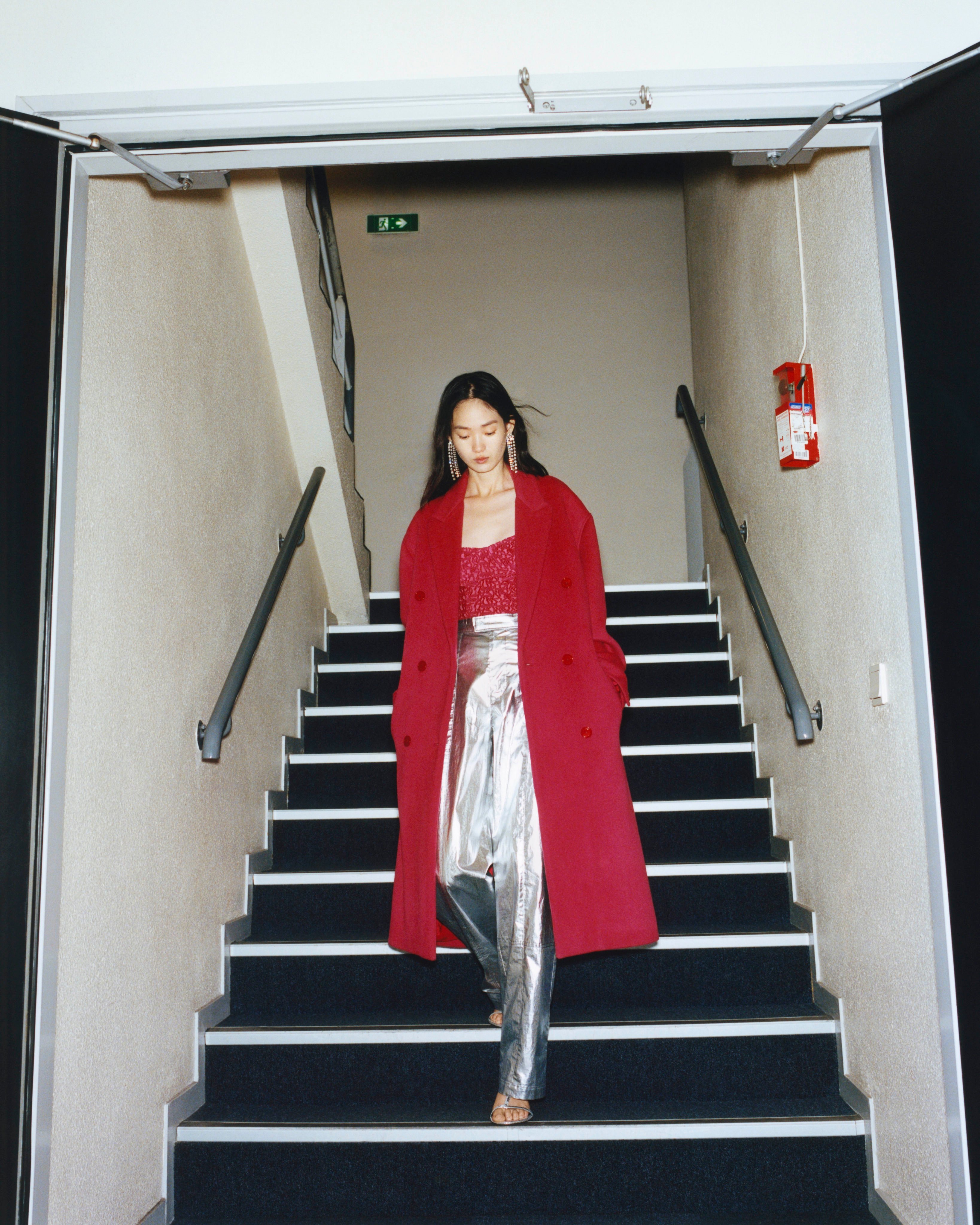 Silver trousers have made a triumphal return for the first time since the 90s, with Dior, Sacai, Simone Rocha, Rotate Birger Christensen, Isabel Marant (pictured) – as well as Madonna and Beyoncé – hopping on the trend. Photos: Handouts