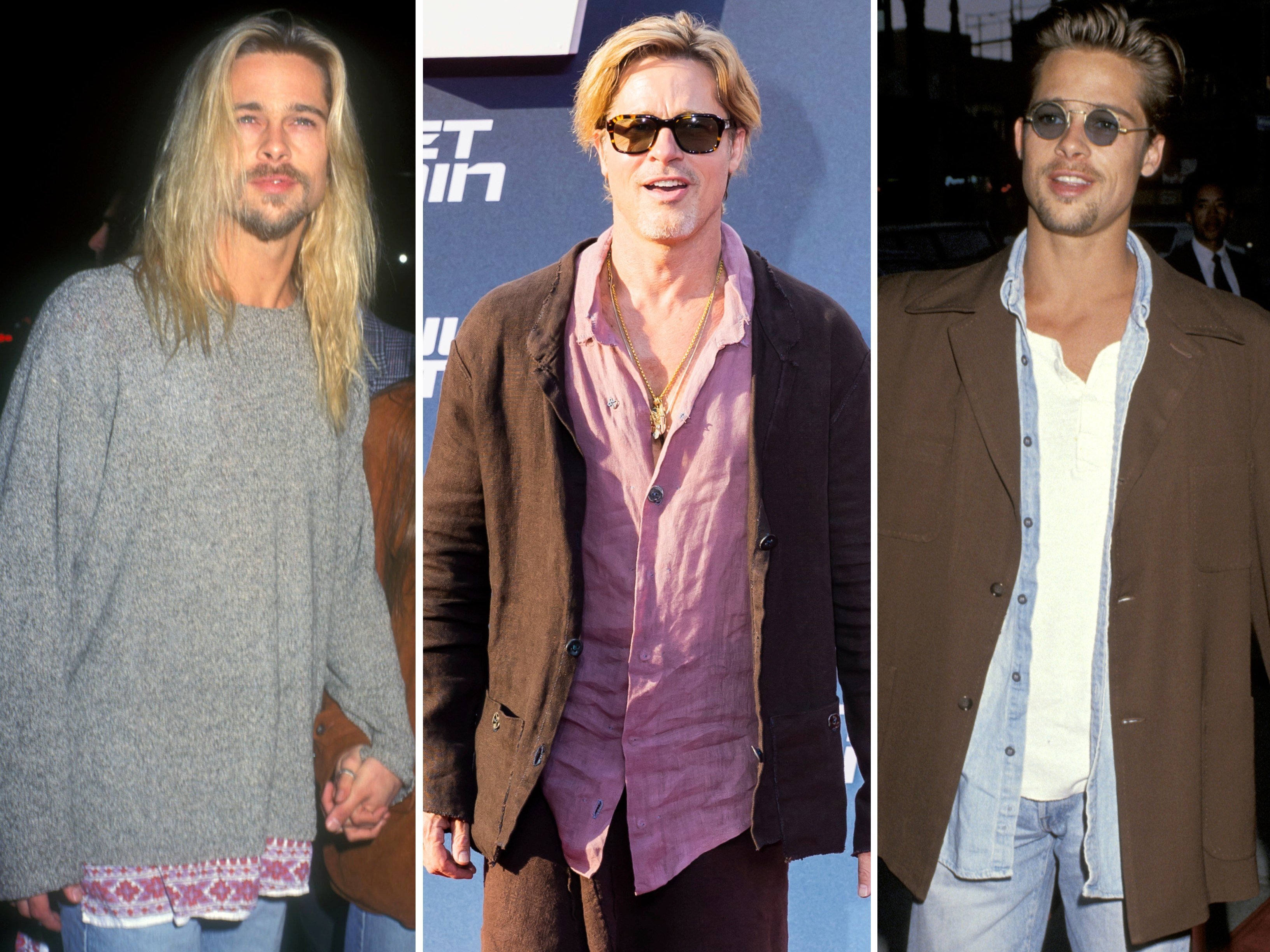 Hollywood A-lister Brad Pitt has evolved his style from laid-back to sophisticated over the decades. Photo: Getty Images