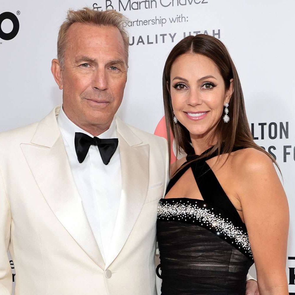 Kevin Costner and Christine Baumgartner. Photo: @marriedbiography/Instagram