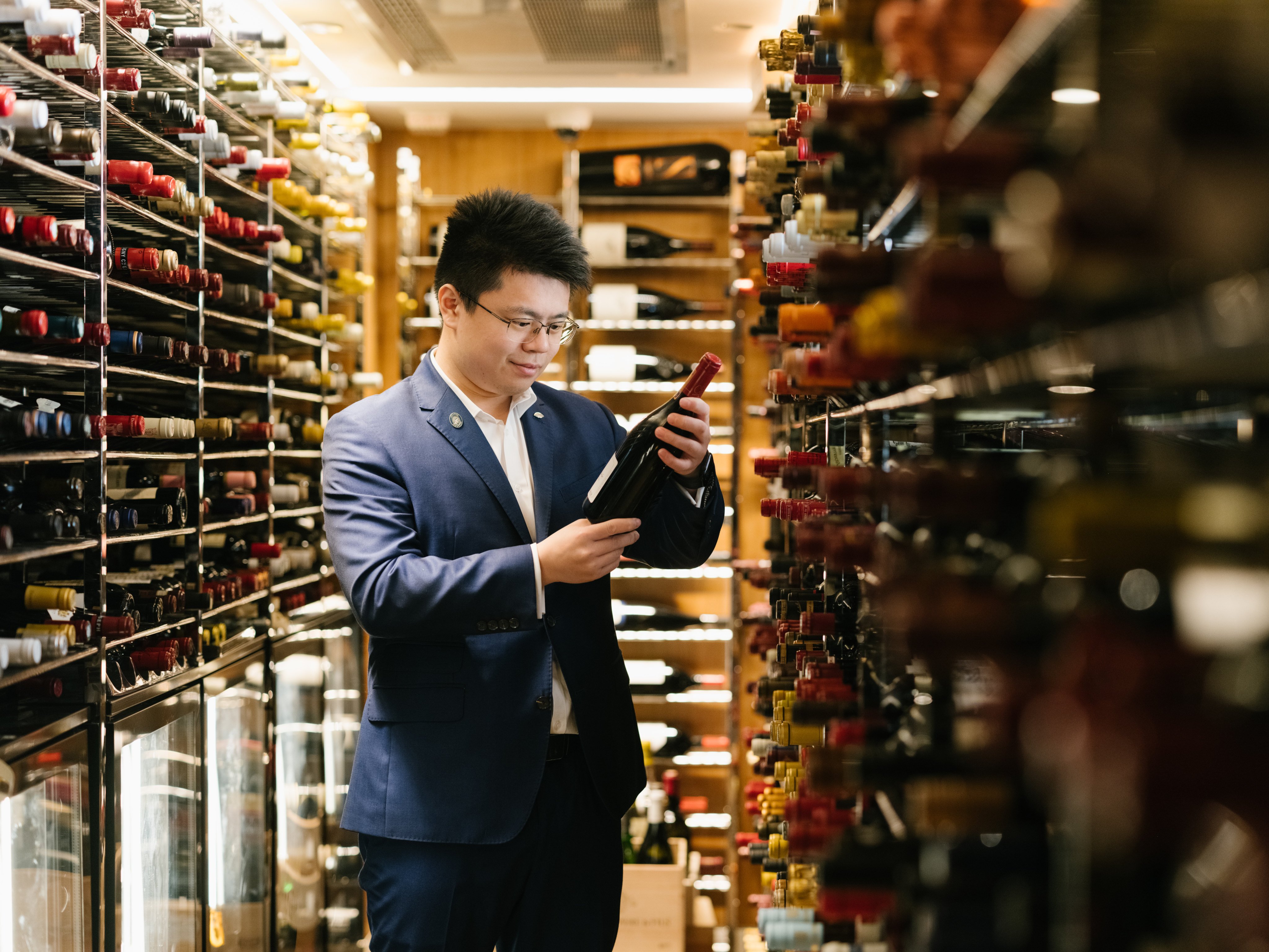 How to curate a wine list: experts from Hong Kong’s Restaurant Petrus, Amber and Embla, and Macau’s 8½ Otto e Mezzo Bombana give their tips. Here Dirk Chen, the director of wine at the Landmark Mandarin Oriental, Hong Kong, digs out a prize bottle. Photos: Handout