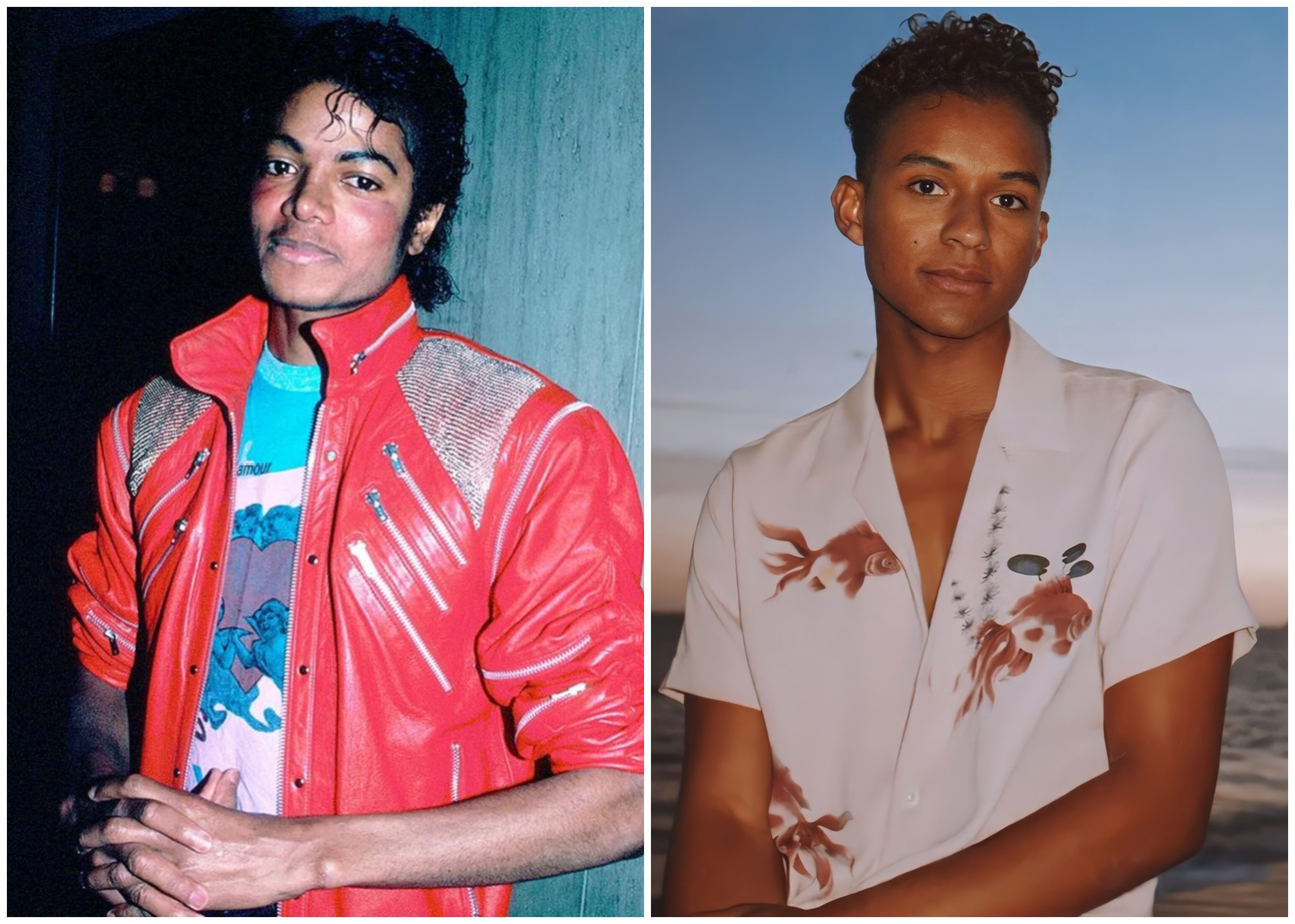 Jaafar Jackson has just begun filming the Michael Jackson biopic. Photos: @afrocentricfilmscollaborative/Instagram, Jaafar Jackson/Facebook