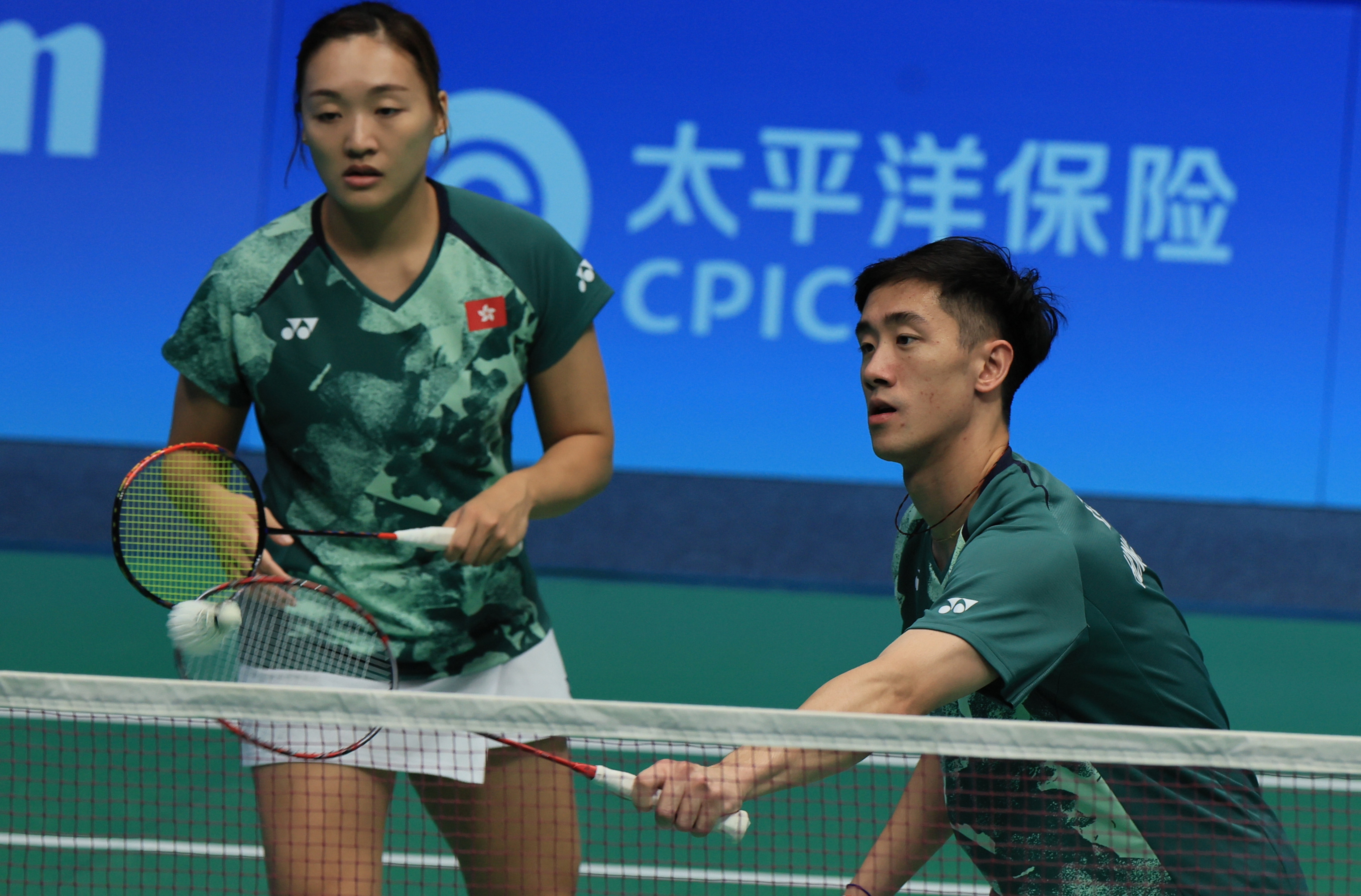 Tang Chun-man and Tse Ying-suet are out after losing their second match. Photo: Dickson Lee