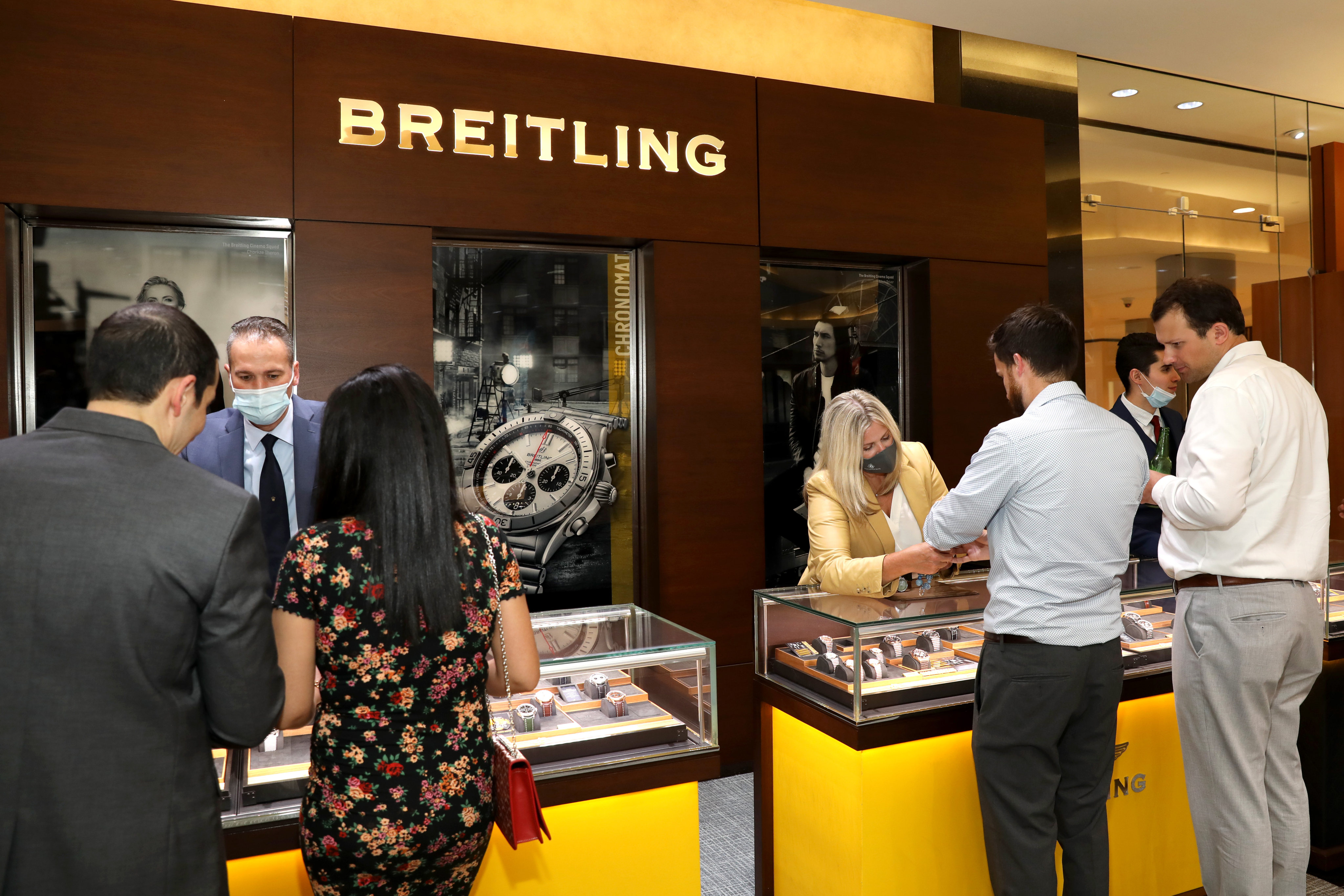 Breitling partners with American Airlines to unveil the All-New Breitling Navitimer American Airlines Limited Edition Watch at Bachendorf’s Galleria Dallas in September 2021, in Dallas, Texas. Photo: Getty Images for Breitling)