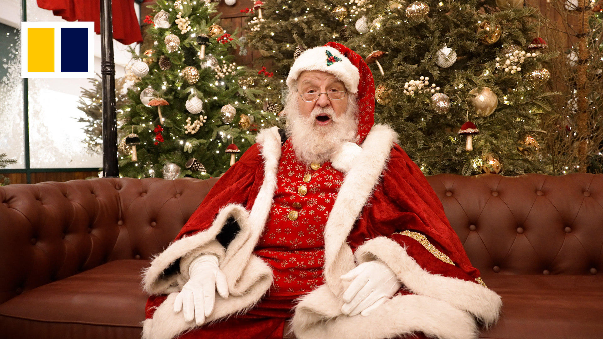 Santa Claus in Hong Kong’s Pacific Place. Photo: SCMP