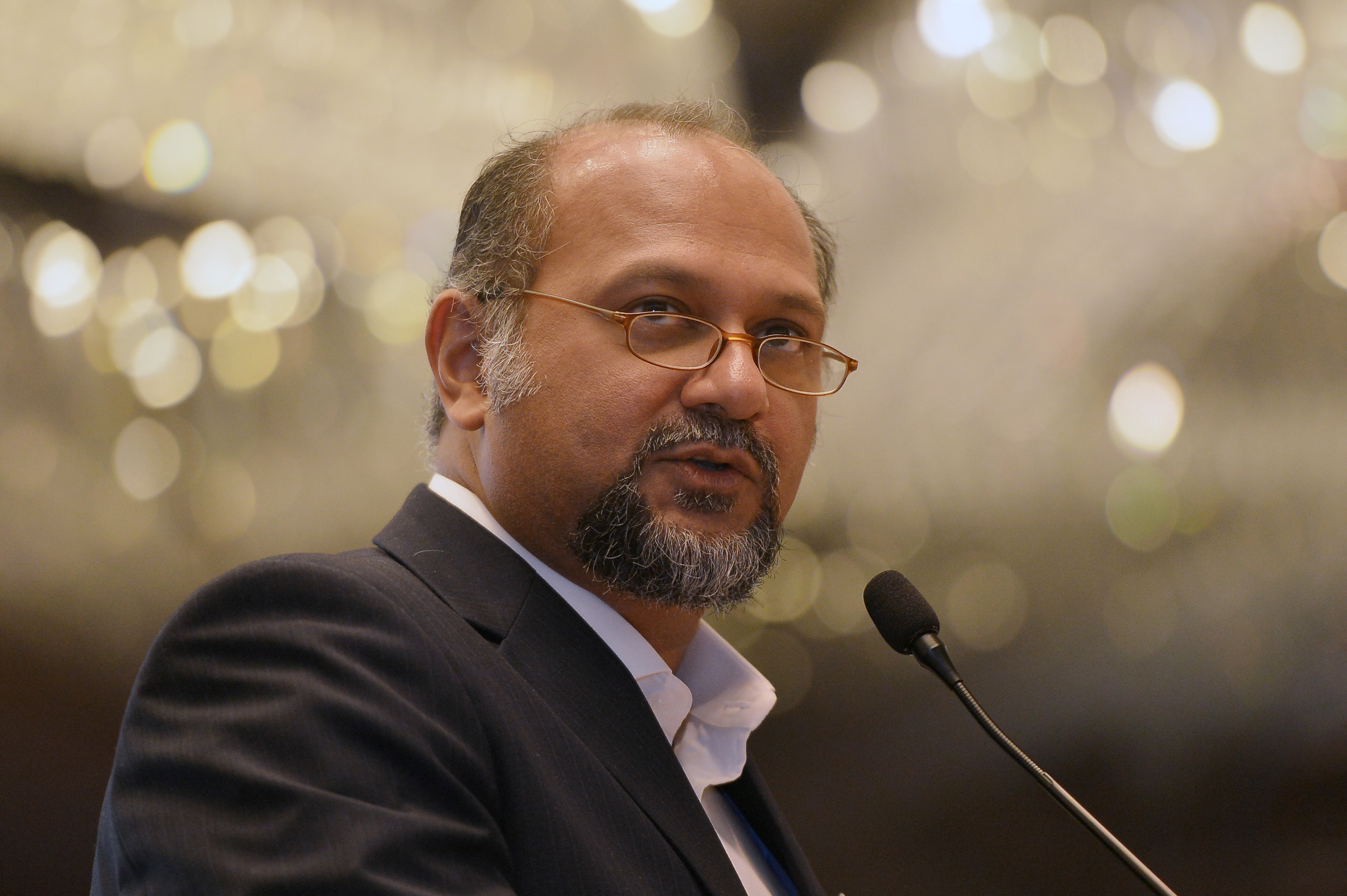 Malaysia’s Gobind Singh Deo speaks at an event in Kuala Lumpur on August 27, 2018. He is the country’s first “minister of digital”. Photo: Shutterstock