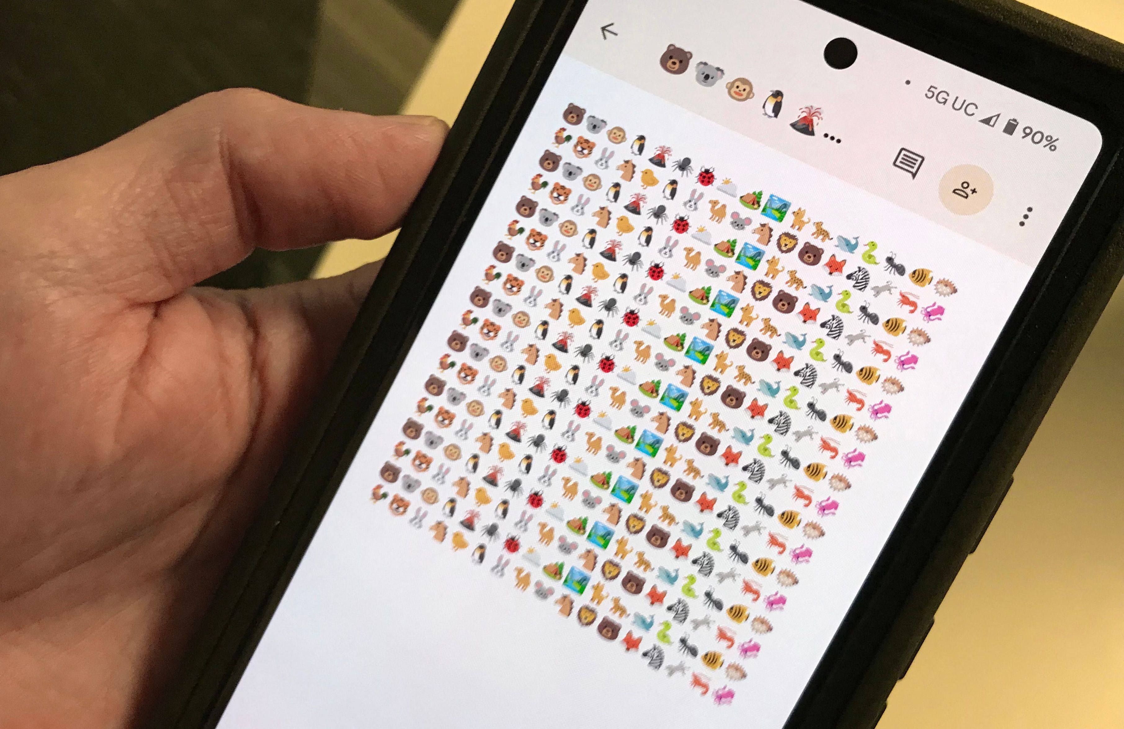 Emojis, ubiquitous in messaging, need more diversity when it comes to depicting animals plants, fungi and other organisms to help spread ideas and information over social media, scientists say. Photo: AFP