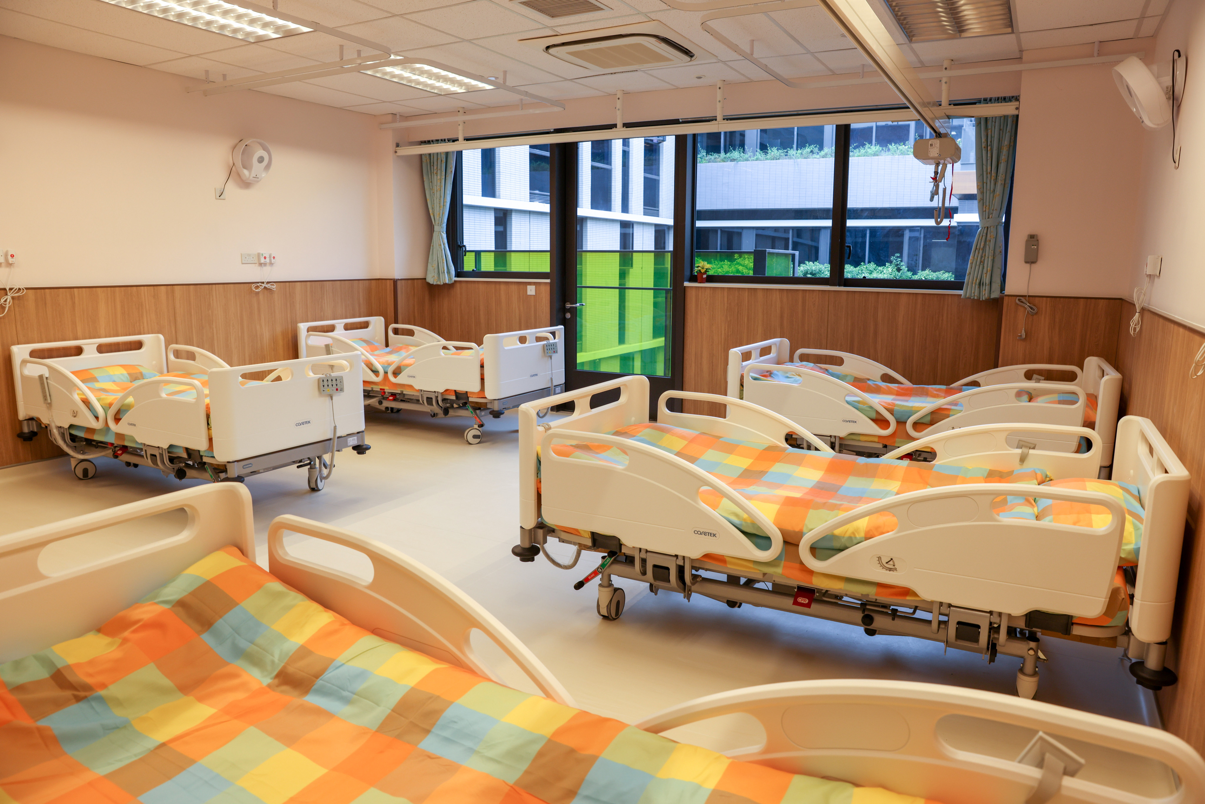 Beds at the Siu Lam Integrated Rehabilitation Services Complex. The site has seven units offering 1,710 service places – 1,150 for residential care and 560 for day training and vocational rehabilitation. Photo: Yik Yeung-man