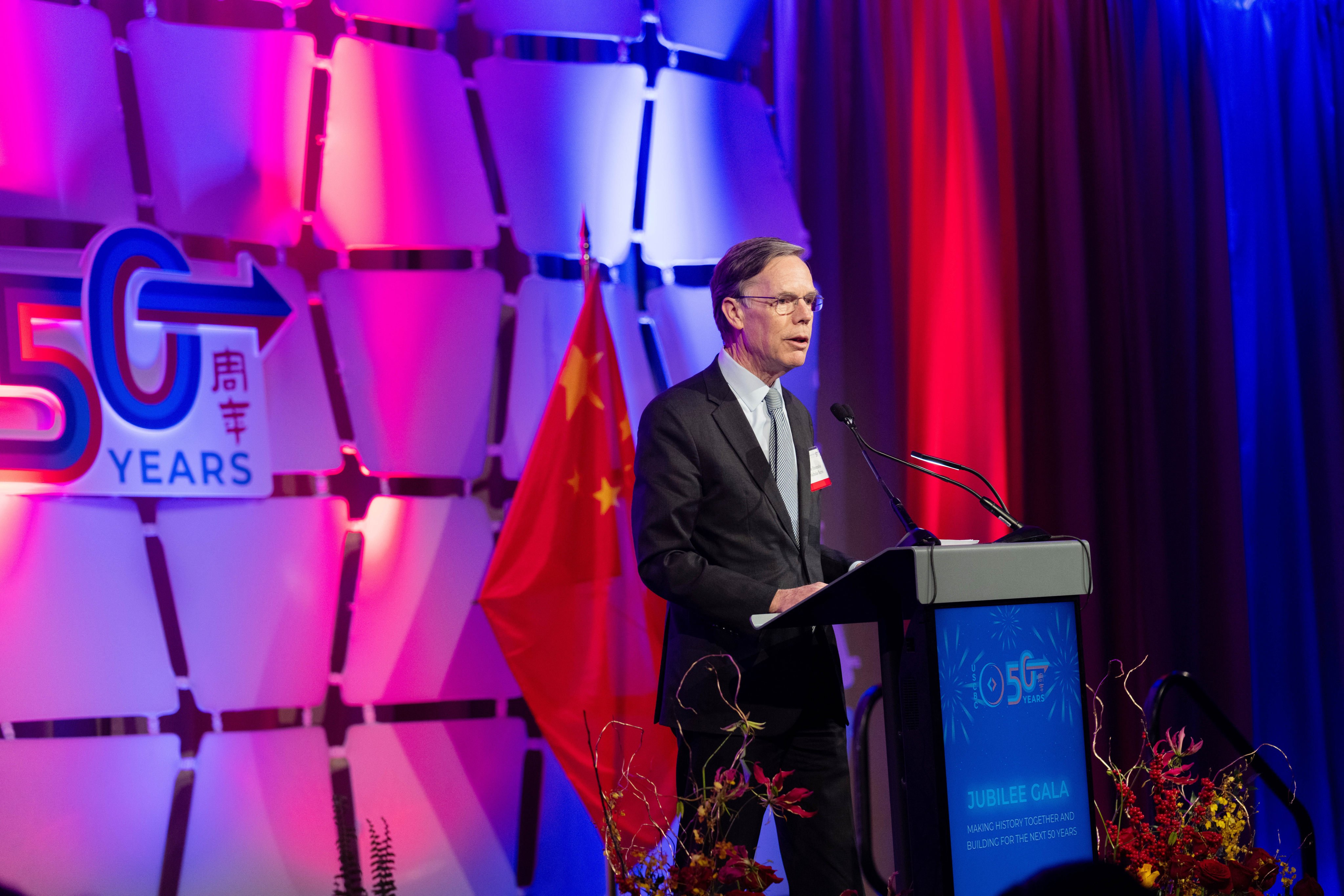 Nicholas Burns, the US ambassador to China, speaks in Washington on Thursday. Photo: Xinhua