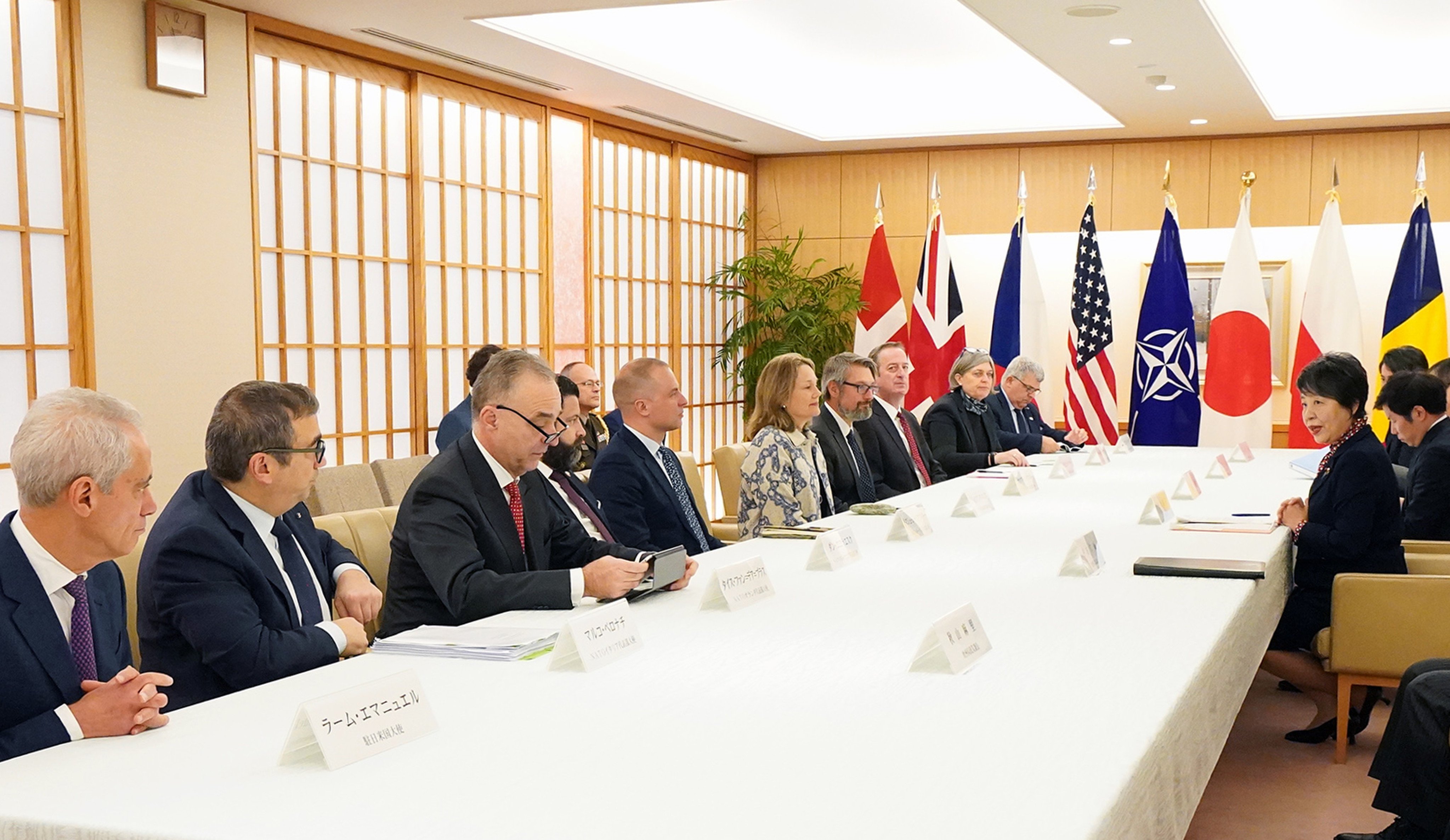 On December 11, the ambassadors from eight Nato countries met Japanese foreign minister Yoko Kamikawa. A statement said the Nato delegation believed “the deepening of the Japan-Nato cooperation is natural”.  Photo: Facebook / Ministry of Foreign Affairs of Japan