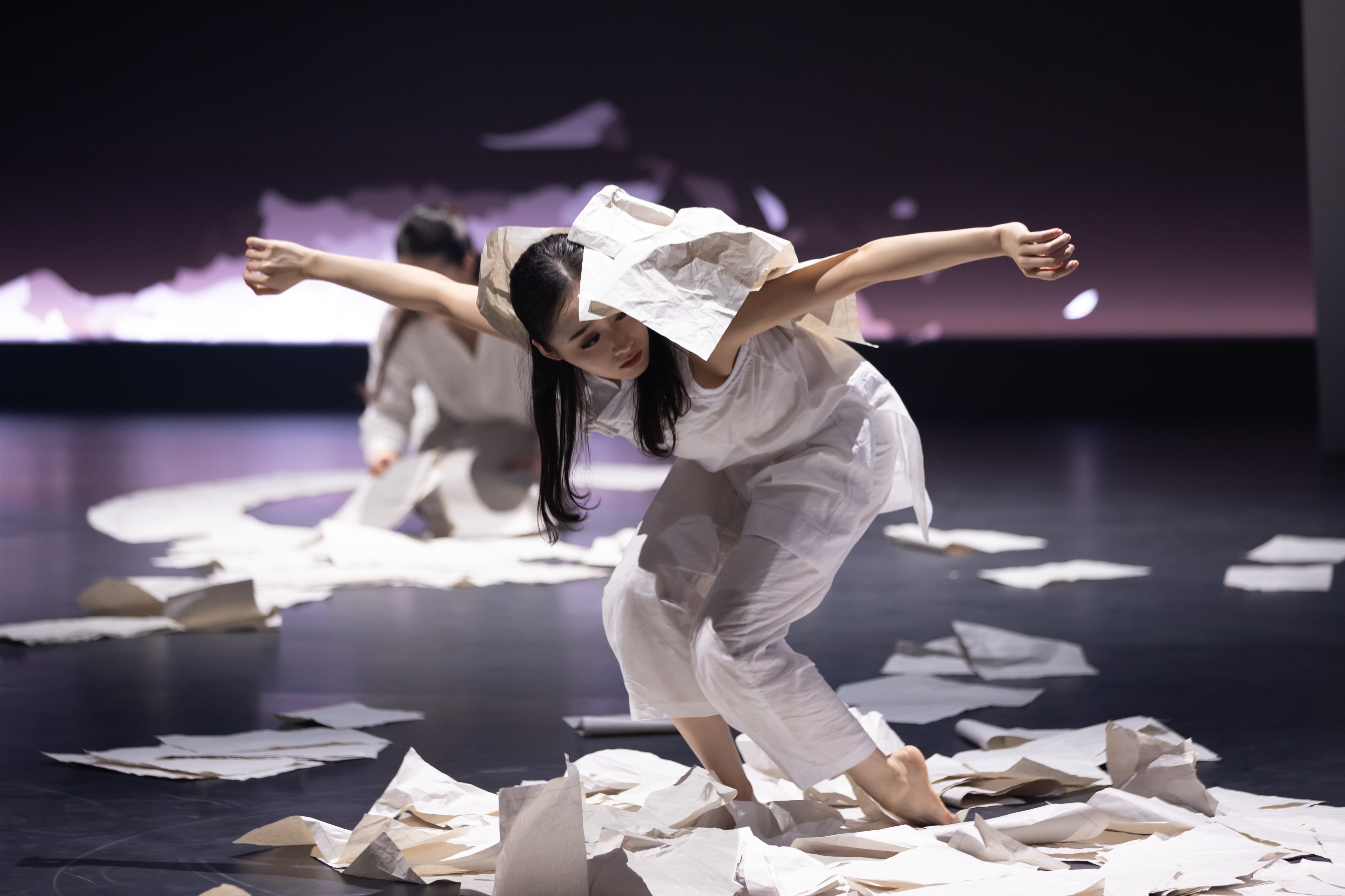 Ho Gi-lam performs in Helen Lai’s “HerStory”. Photo: Hong Kong Dance Company