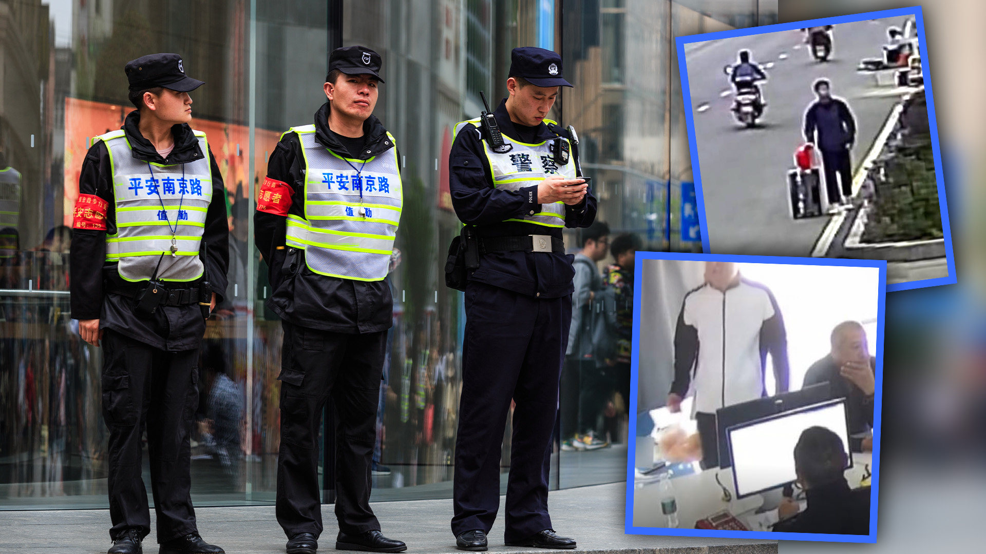 The man went to a local police station for help because he could not contact his friends or family without his phone. Photo: SCMP composite/Shutterstock/Weibo