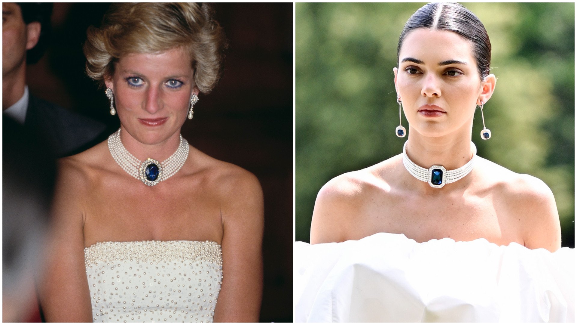 From Princess Diana to Kendall Jenner, chokers and neck jewellery have endured to this day, with a history dating back to the ancient Egyptians and Vikings, through Anne Boleyn to Princess Diana and the fashion runways and high streets of the 21st century. Photos: Getty