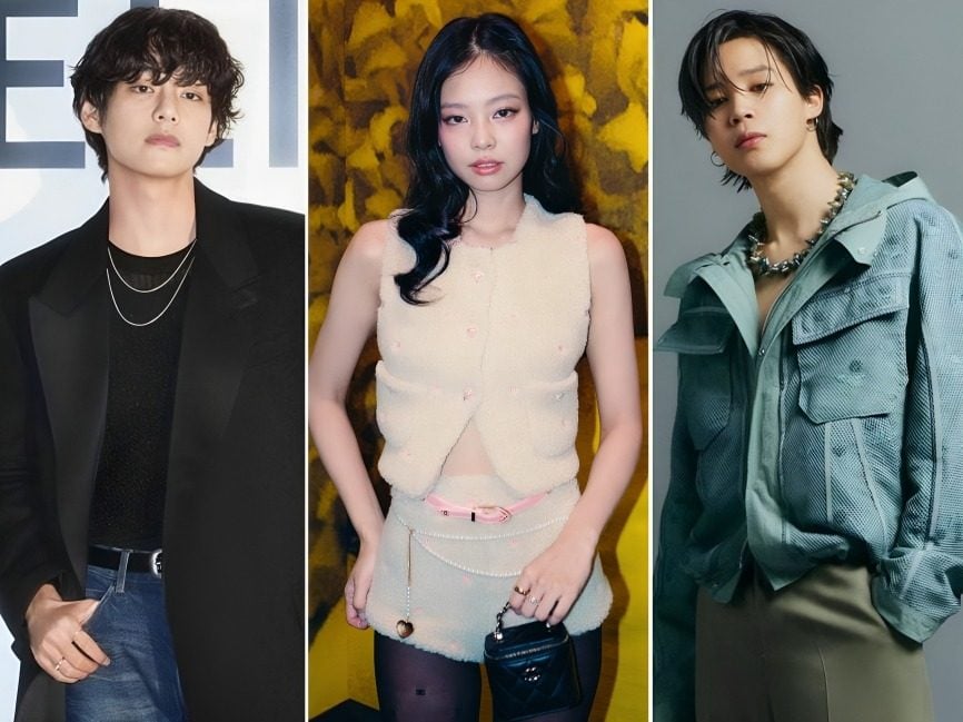 BTS’ V (left) and Jimin (right), and Blackpink’s Jennie, are among some of the most followed K-pop idols on Instagram. Photos: @thv, @dior/Instagram; Chanel