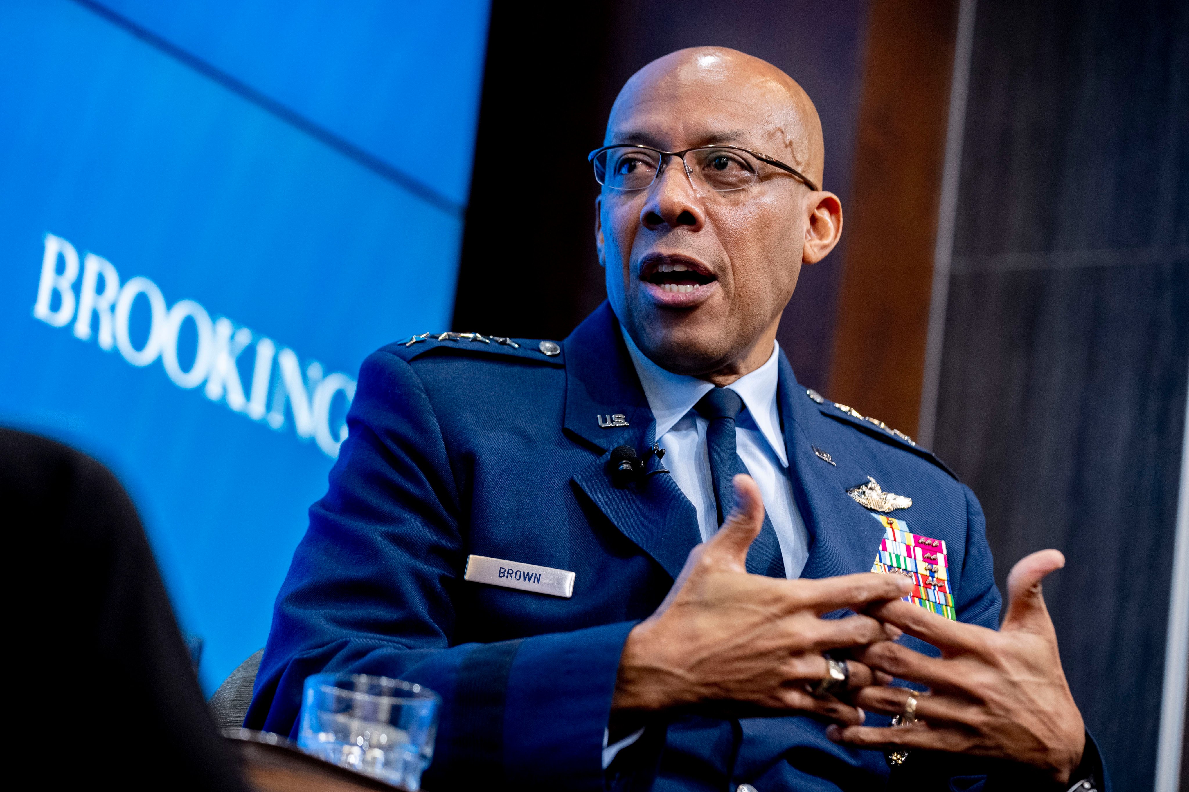 Air Force Chief of Staff General CQ Brown spoke with China’s General Liu Zhenli is the first senior military communications between the US and China since August 2022. Photo: AP