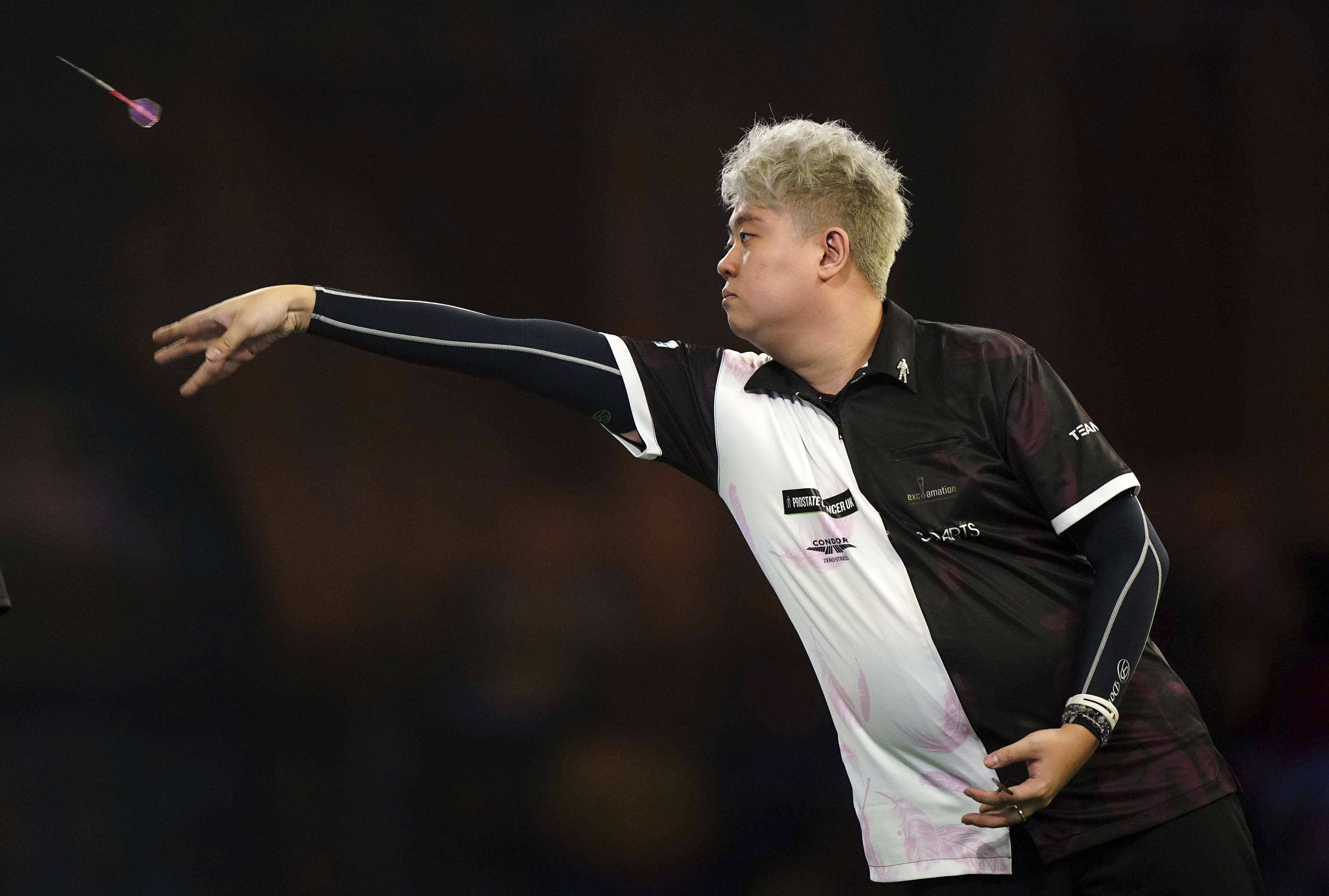 Hugo Leung Man-lok could not replicate his World Darts Championship first-round heroics, bowing out in round two after defeat by Gabriel Clemens. Photo: PA