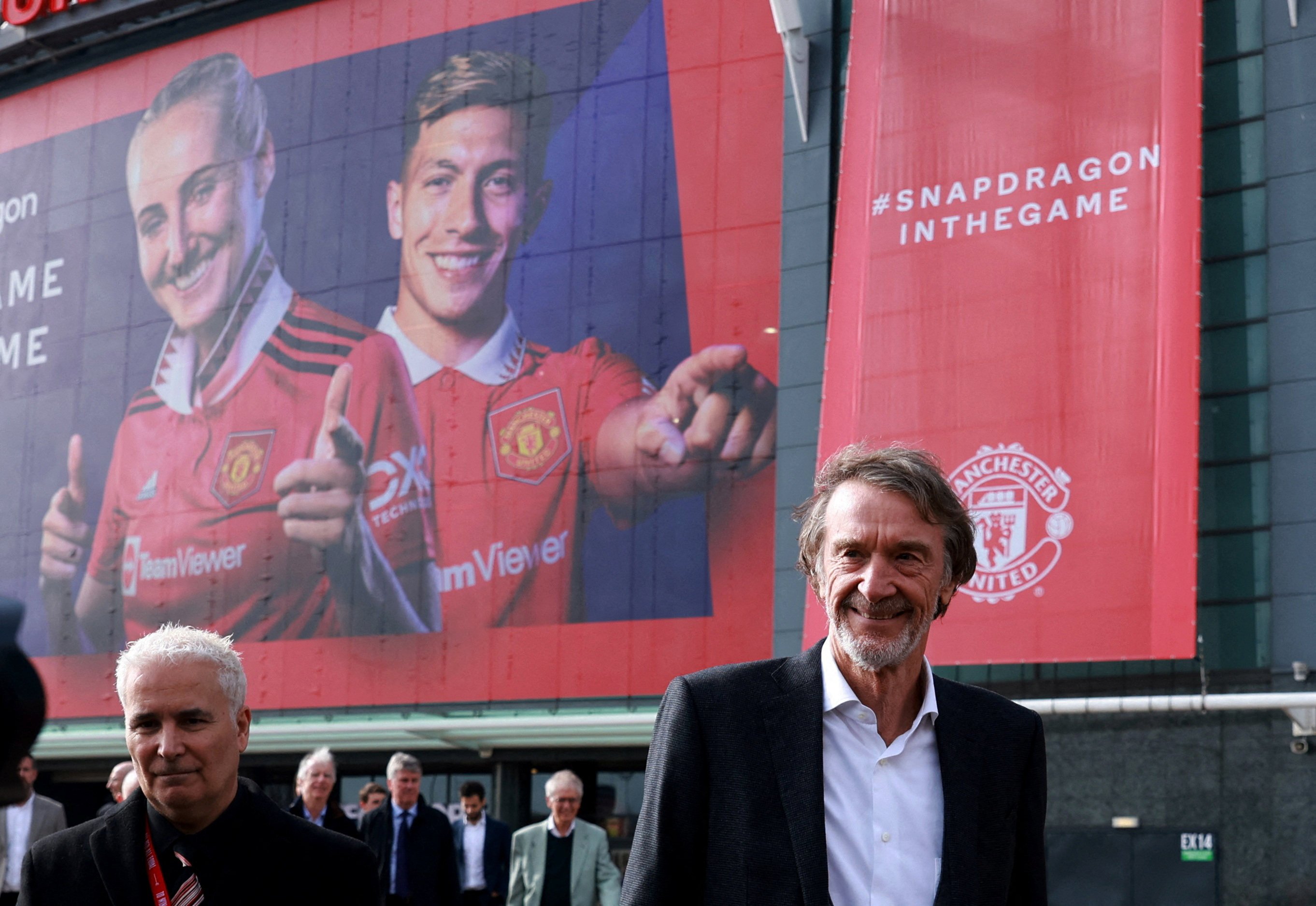 Ineos chairman Jim Ratcliffe at Old Trafford in Manchester, Britain. Photo: Reuters 