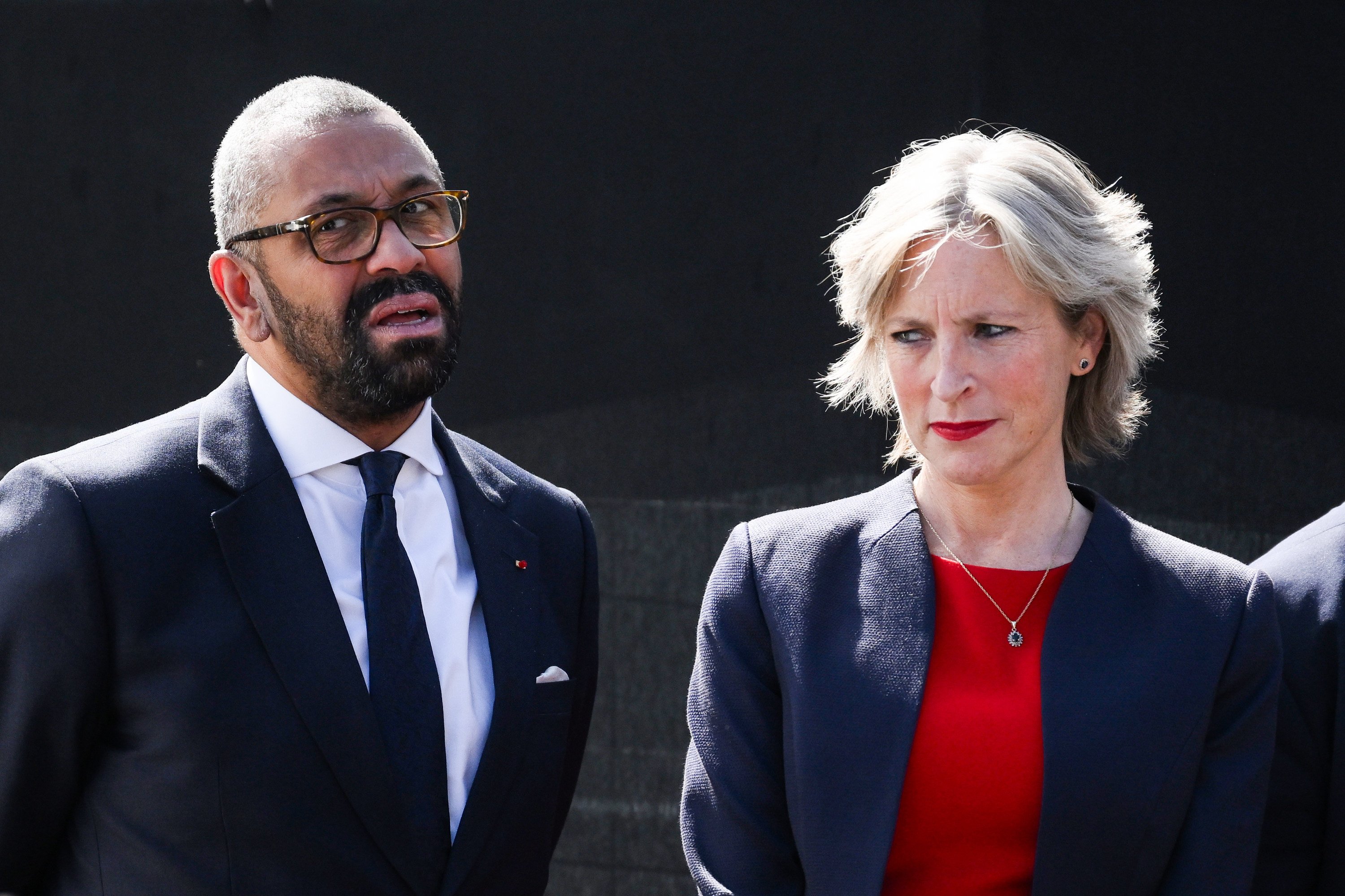 Britain’s Home Secretary James Cleverly and his wife Susannah Cleverly. Photo: PA Wire / dpa