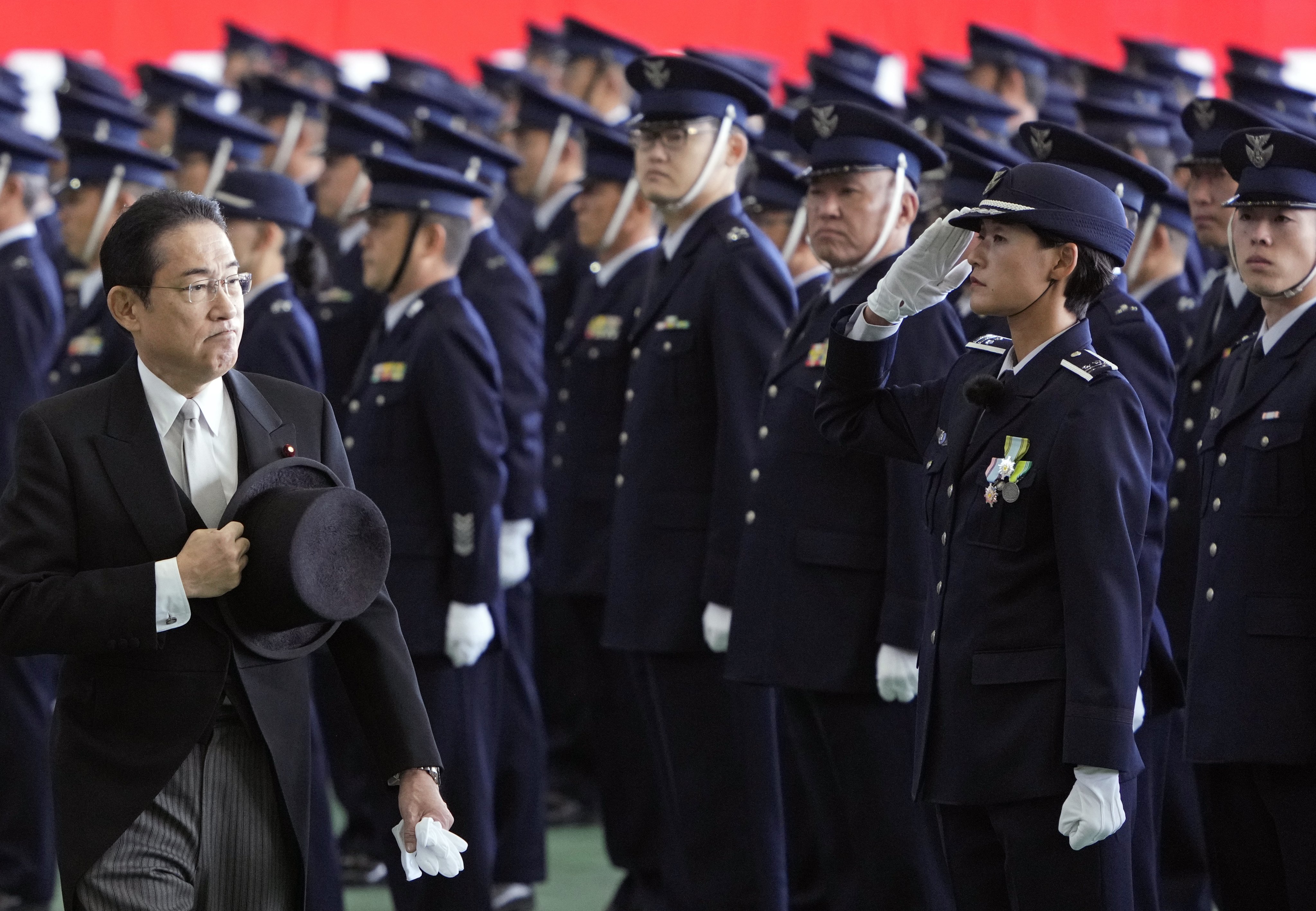 The government of Japanese Prime Minister Fumio Kishida (left) has eased the country’s post-WWII ban on lethal weapons exports.  Photo: EPA-EFE