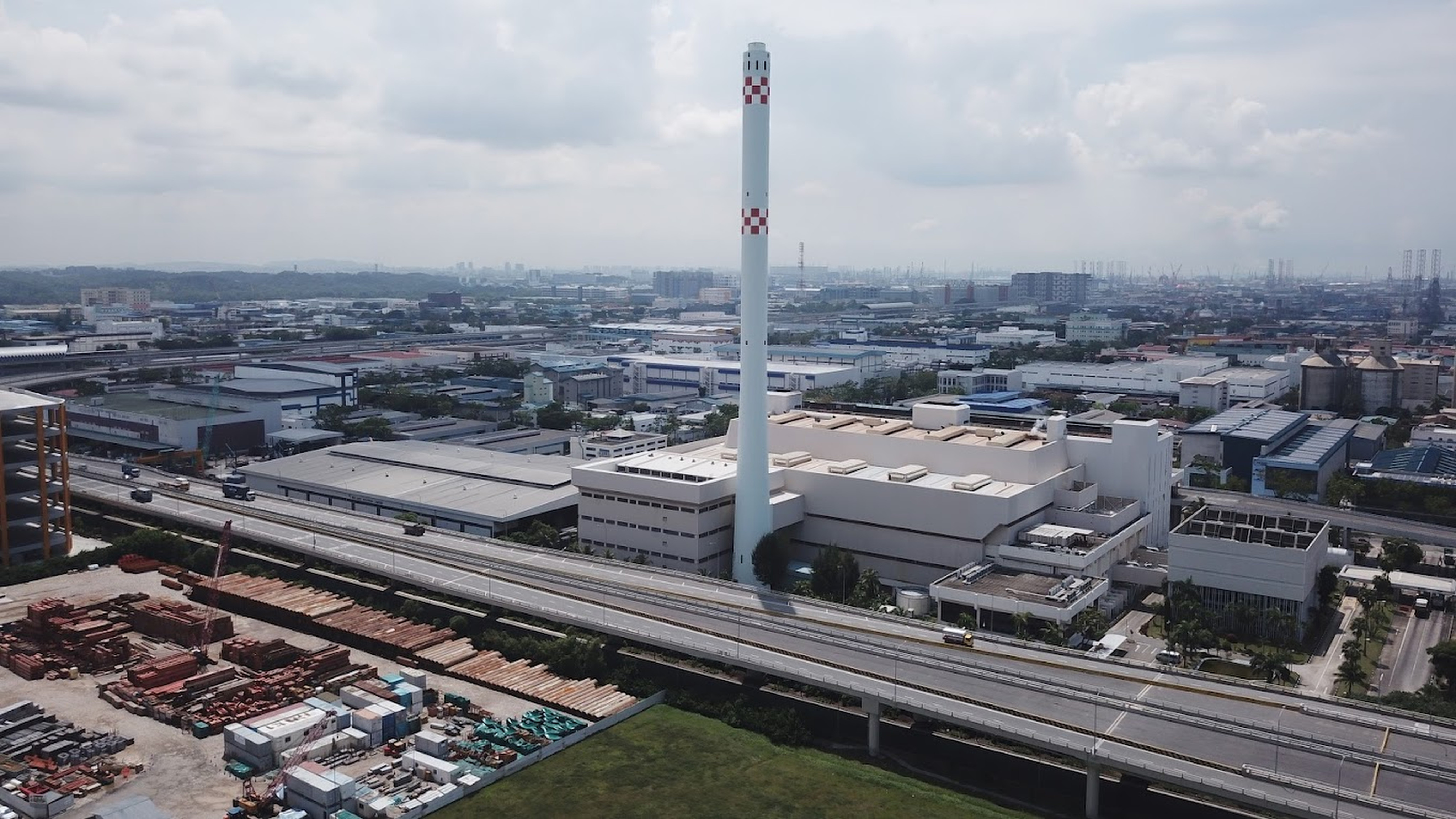 Tuas Incineration plant in Singapore. Photo: Handout