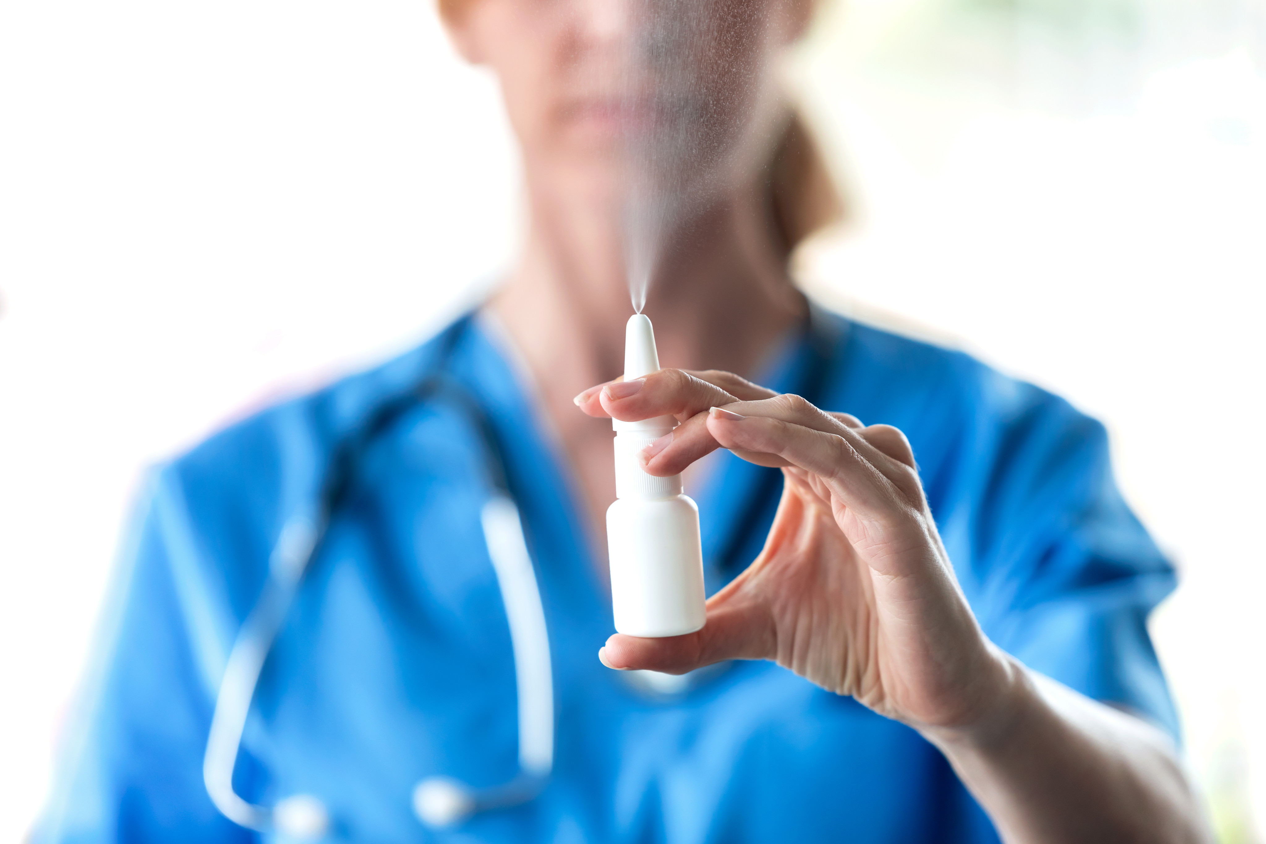 Chinese researchers have successfully tested a nasal spray that traps viruses and renders them incapable of replicating, meaning they can no longer infect host cells. Photo: Shutterstock 