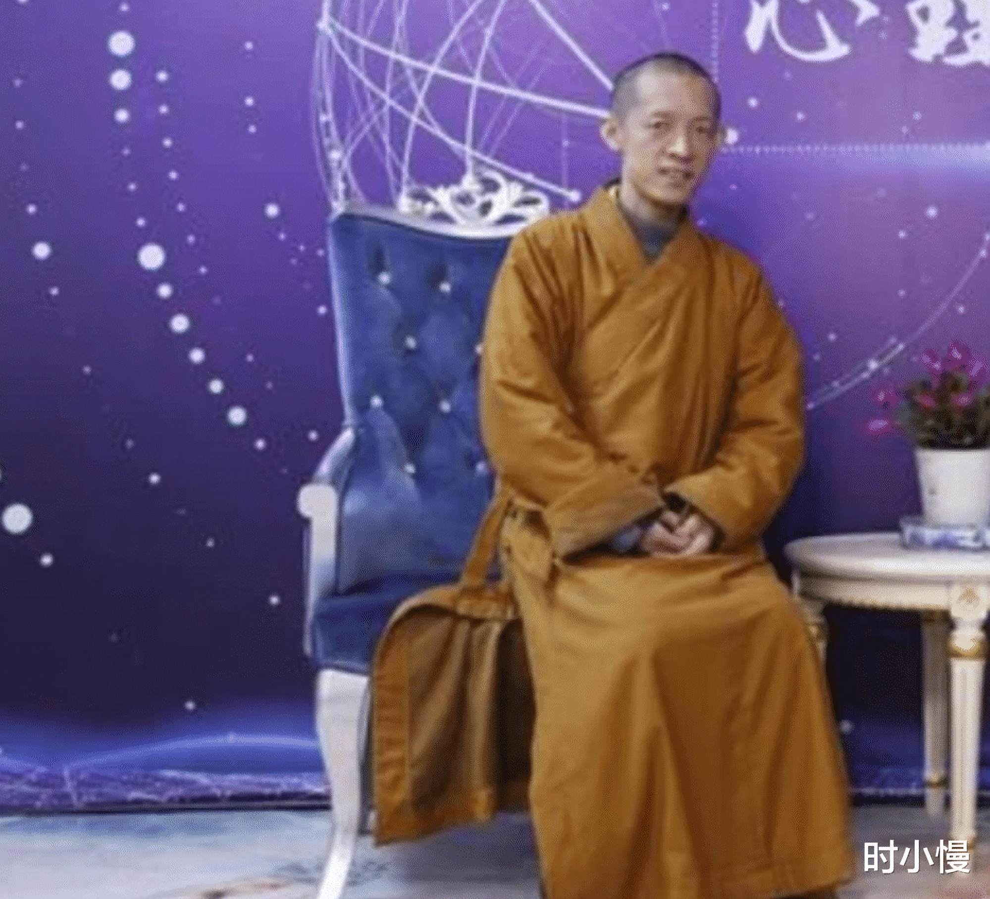 Liu pictured during his time as a Buddhist monk. He now says he is more suited to a “down-to-earth” life. Photo: handout