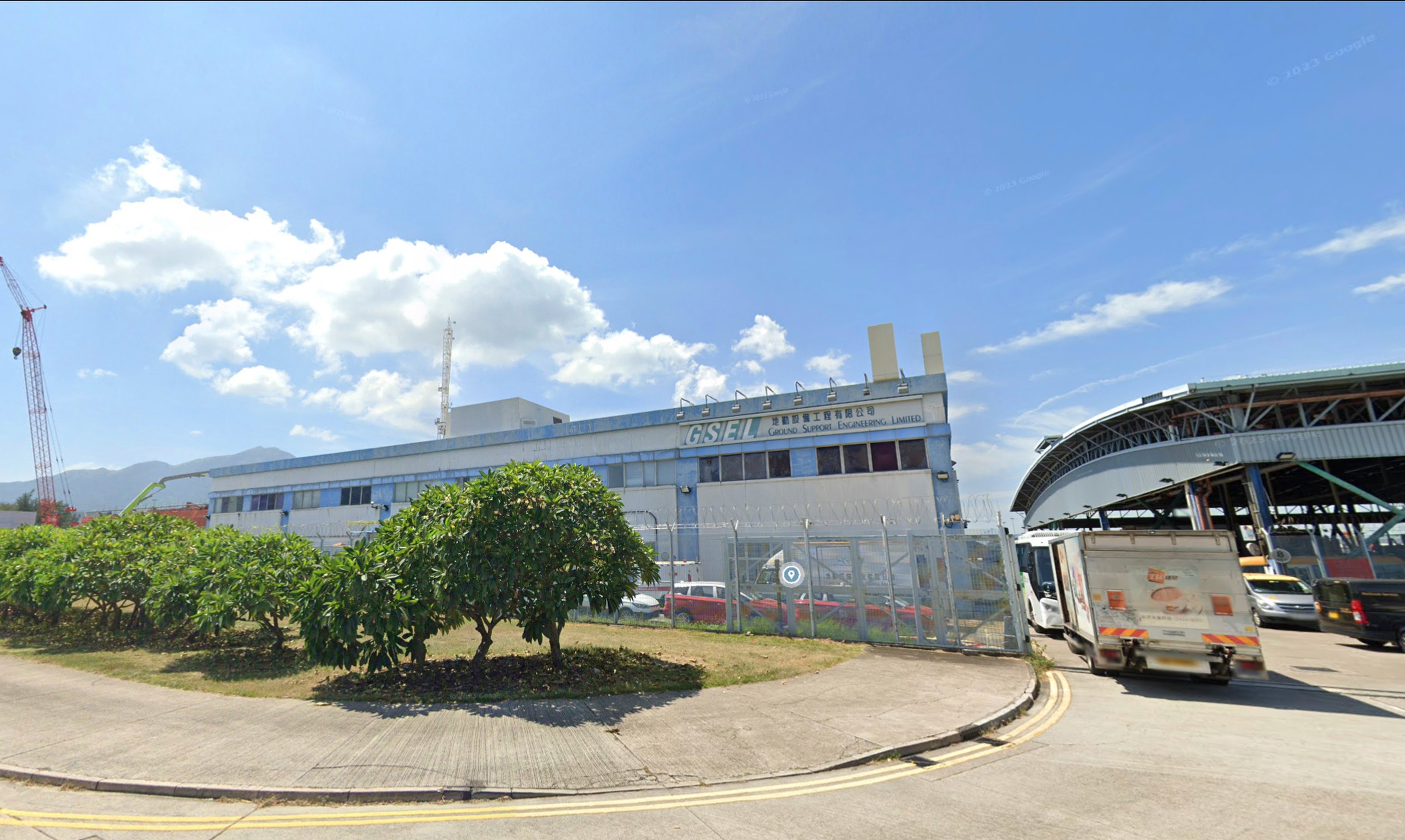 The incident occurred at a ground support engineering company on 7 Catering Road West near the airport. Photo: Google